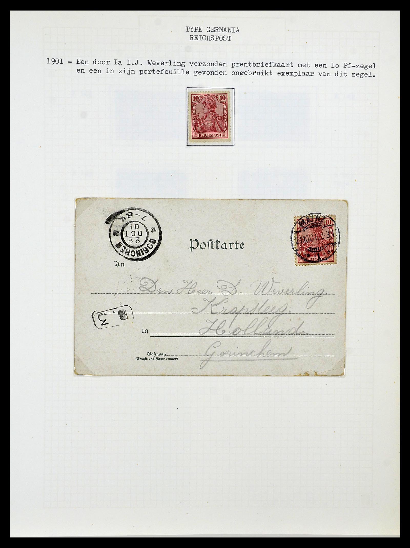 34473 011 - Postzegelverzameling 34473 Duitse Rijk 1872-1932.