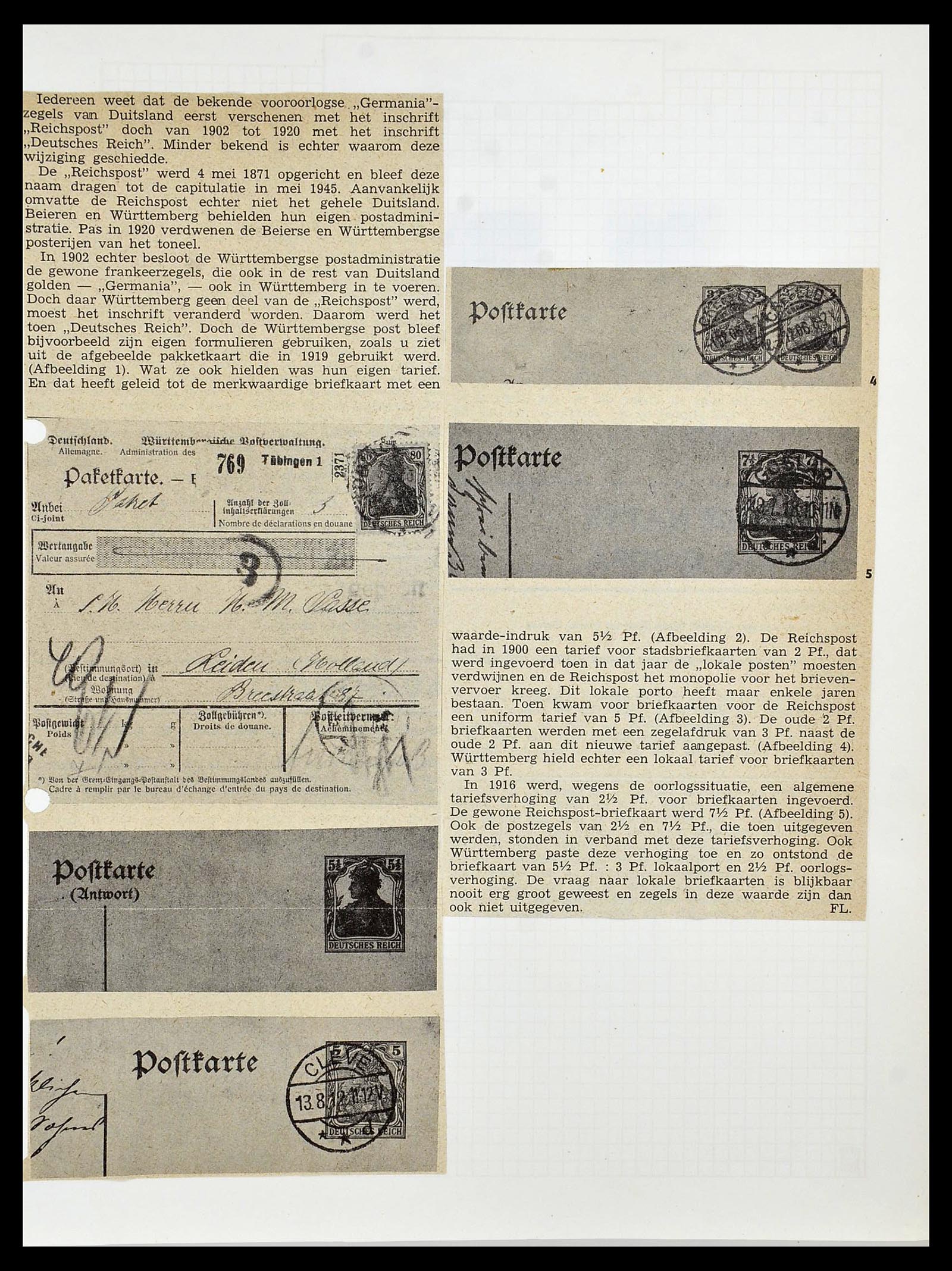 34473 013 - Postzegelverzameling 34473 Duitse Rijk 1872-1932.