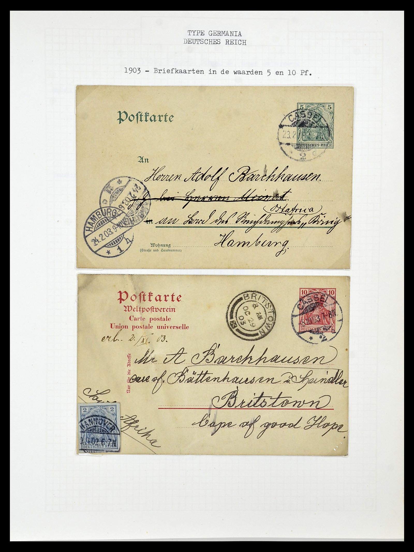 34473 016 - Postzegelverzameling 34473 Duitse Rijk 1872-1932.