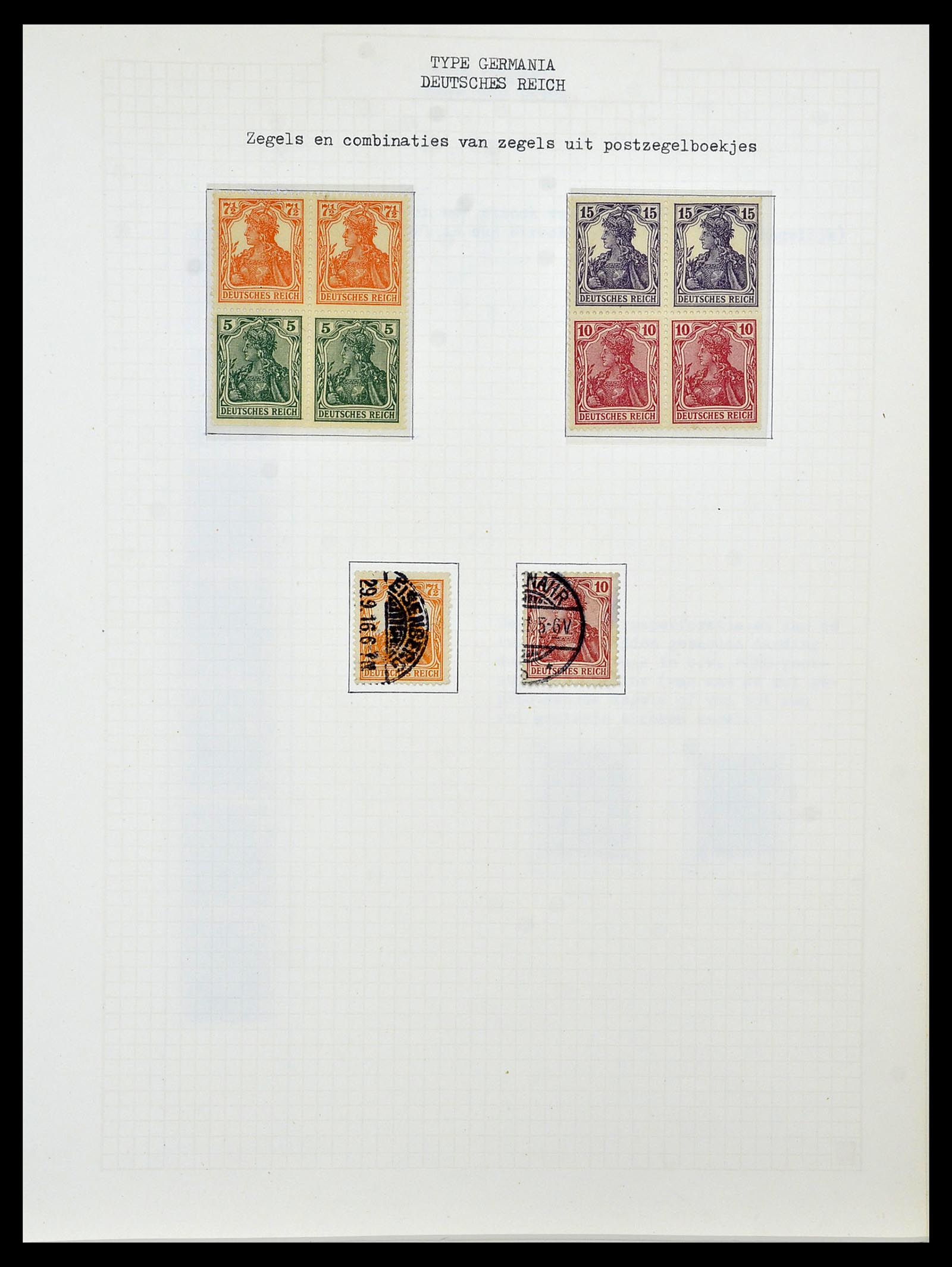 34473 022 - Postzegelverzameling 34473 Duitse Rijk 1872-1932.