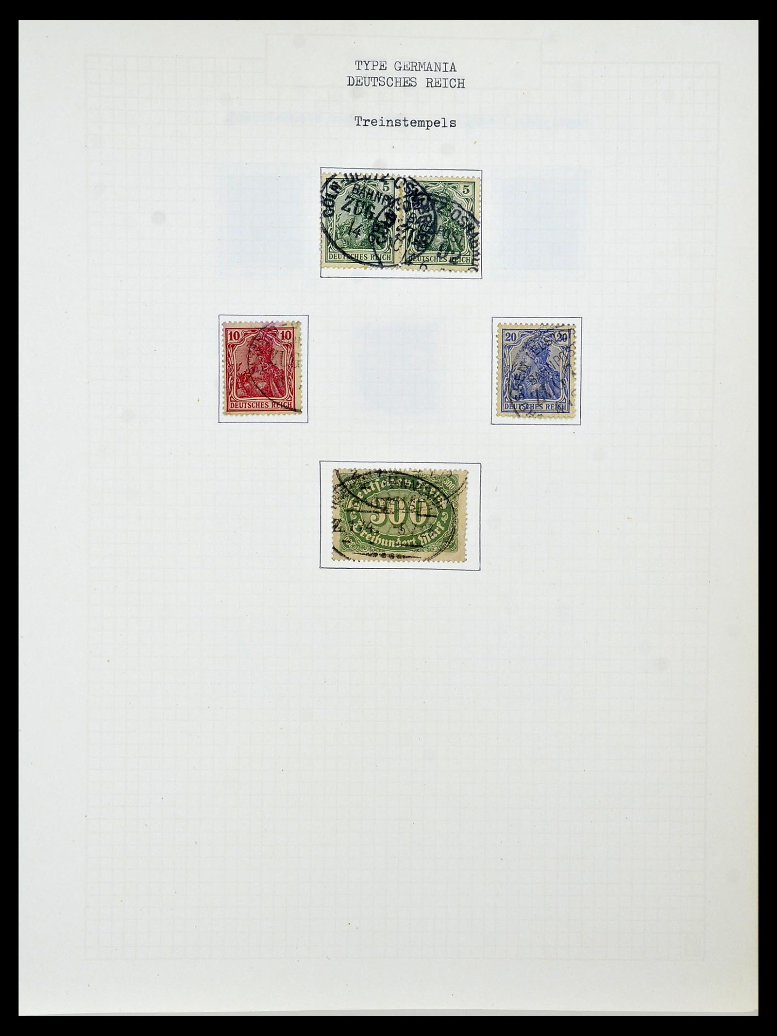 34473 025 - Postzegelverzameling 34473 Duitse Rijk 1872-1932.