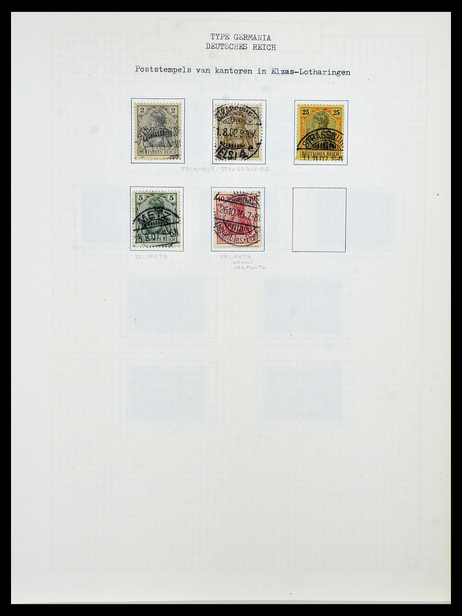 34473 026 - Postzegelverzameling 34473 Duitse Rijk 1872-1932.