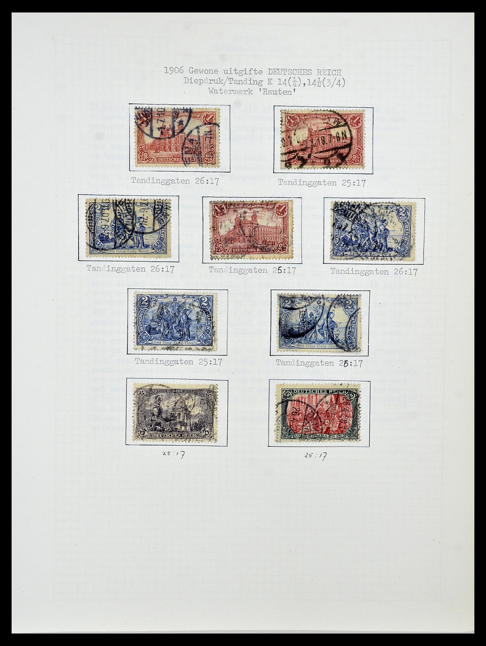 34473 027 - Postzegelverzameling 34473 Duitse Rijk 1872-1932.
