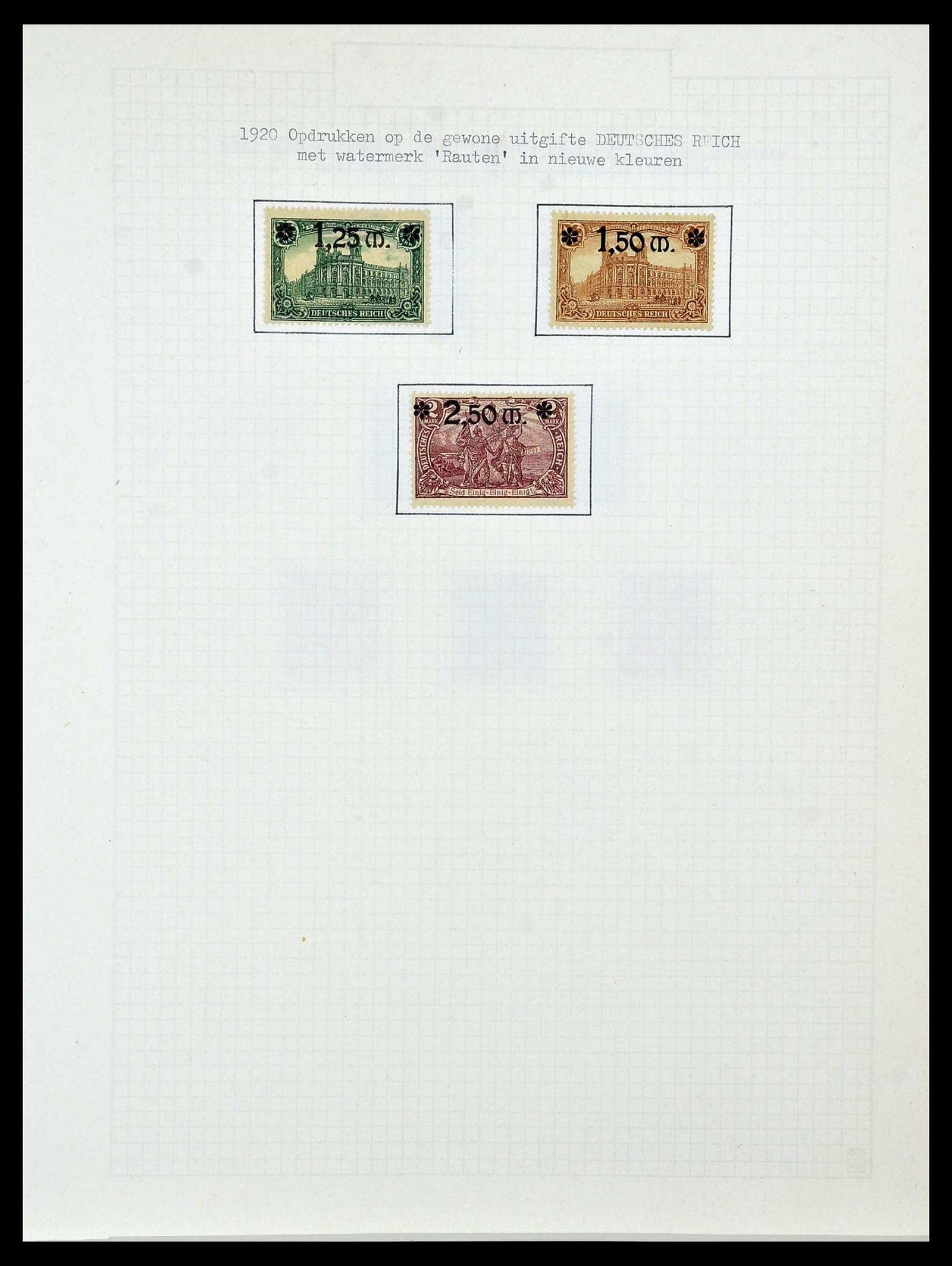 34473 030 - Postzegelverzameling 34473 Duitse Rijk 1872-1932.