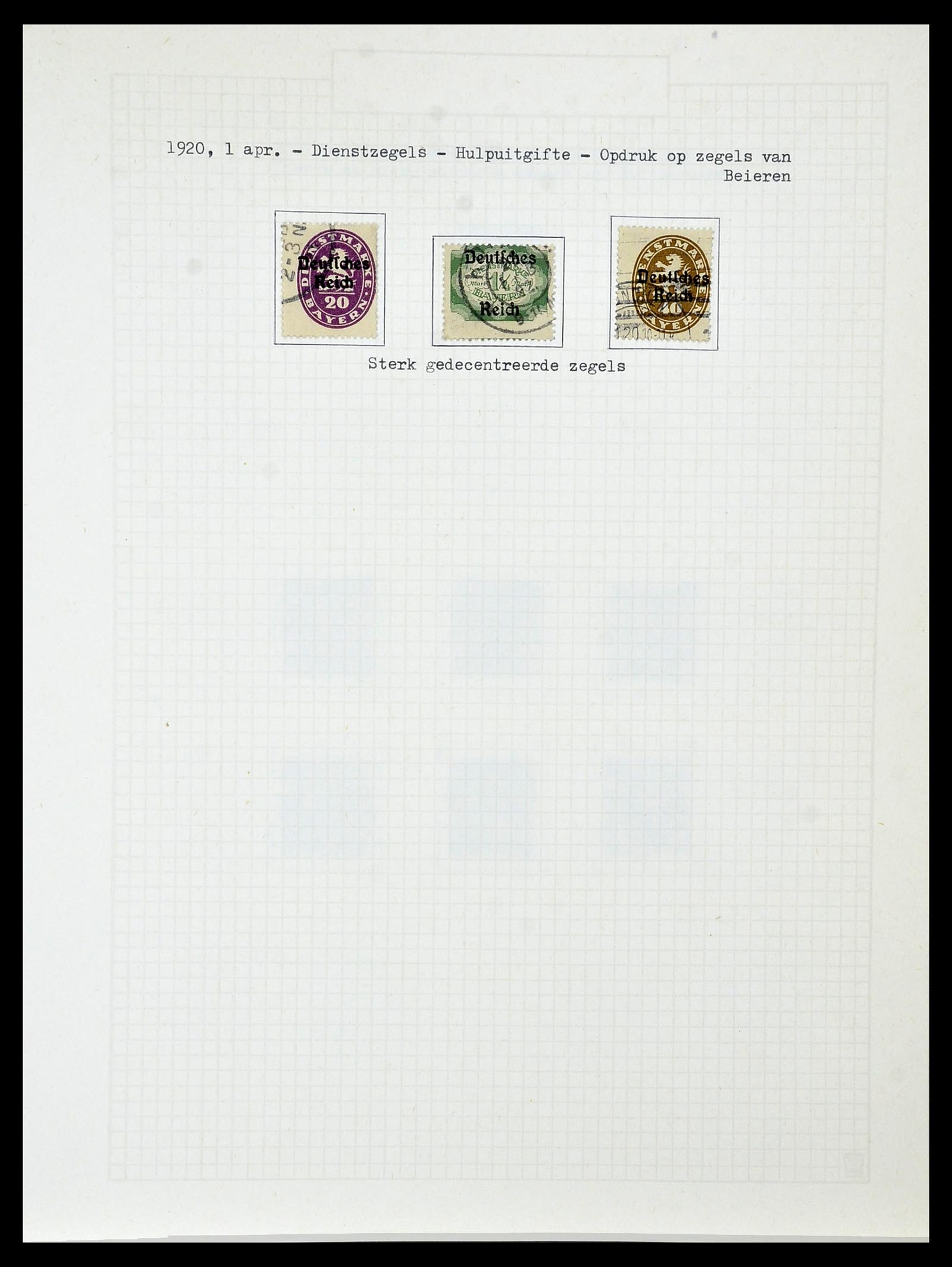 34473 036 - Postzegelverzameling 34473 Duitse Rijk 1872-1932.
