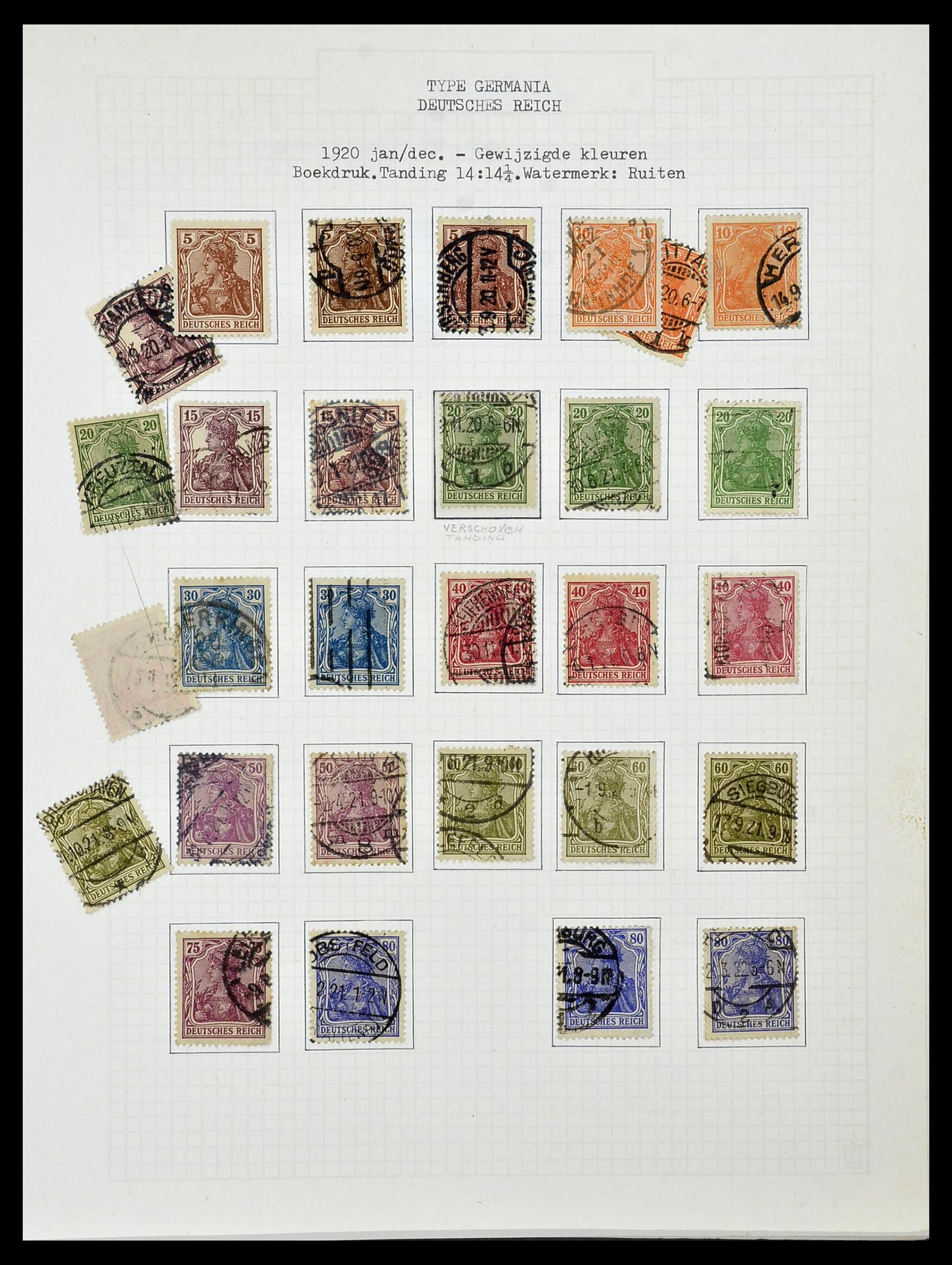 34473 038 - Stamp Collection 34473 German Reich 1872-1932.