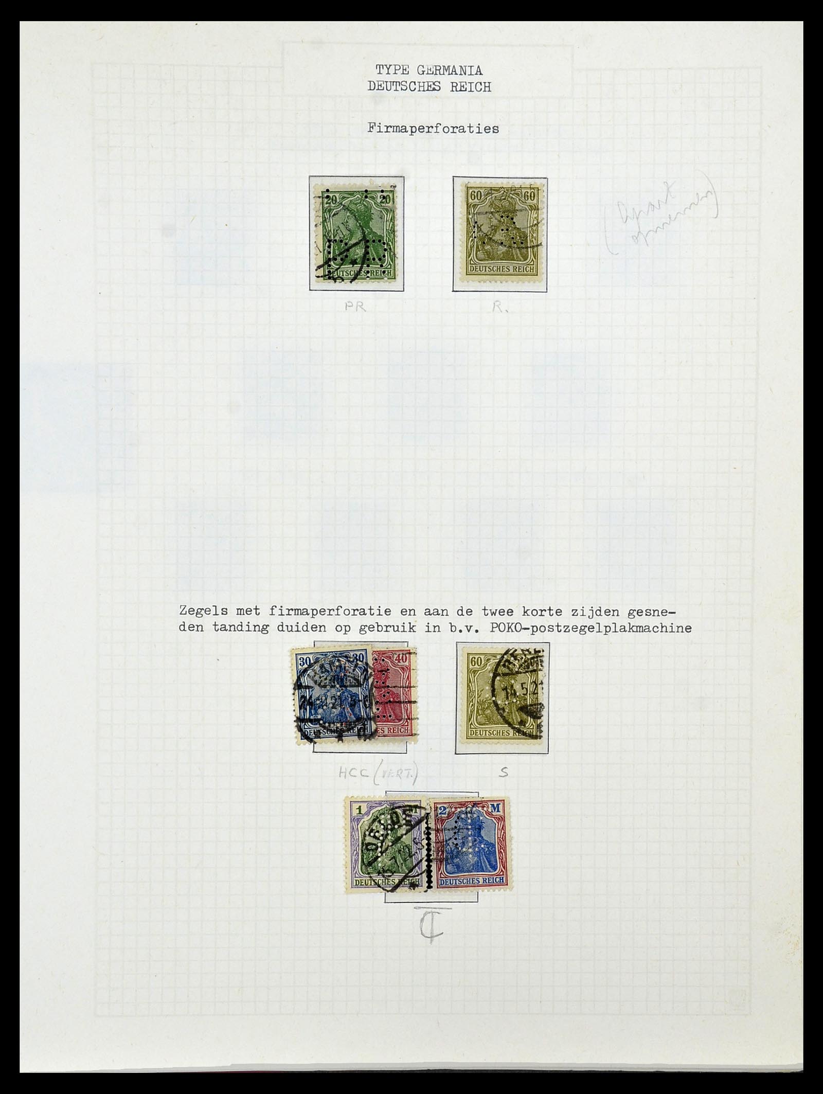 34473 040 - Postzegelverzameling 34473 Duitse Rijk 1872-1932.