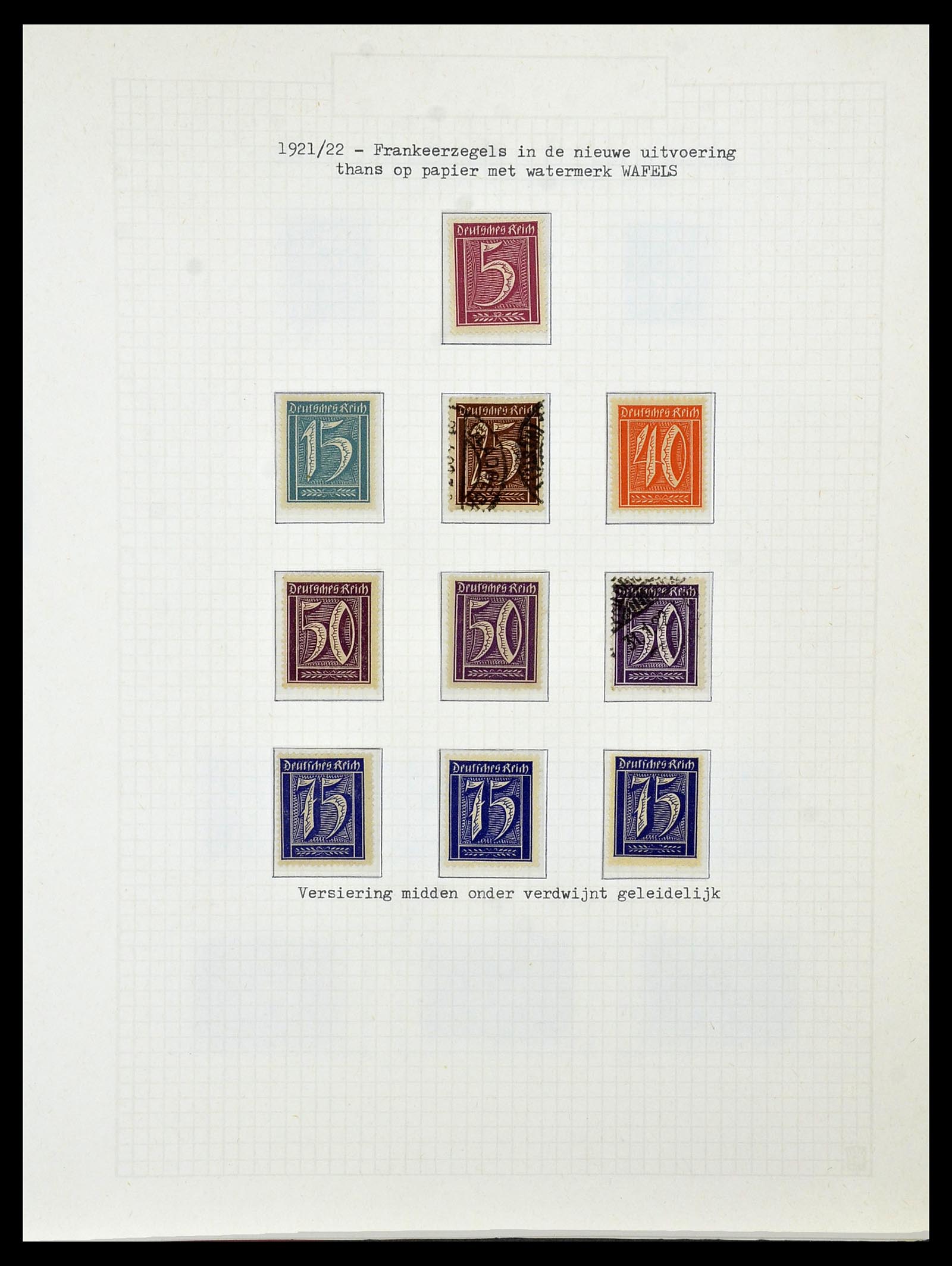 34473 045 - Postzegelverzameling 34473 Duitse Rijk 1872-1932.