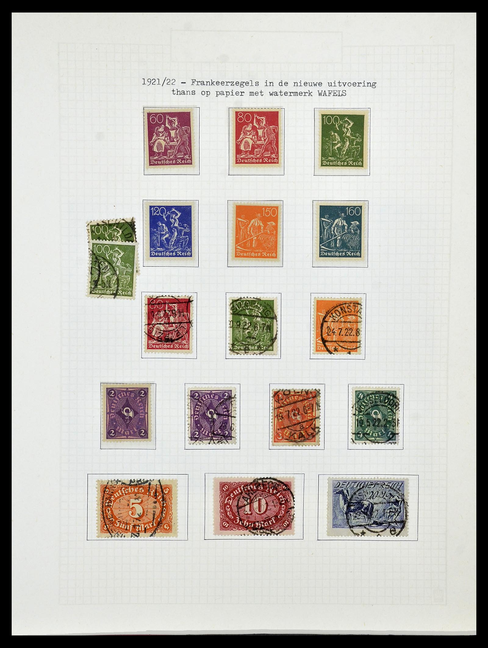 34473 046 - Postzegelverzameling 34473 Duitse Rijk 1872-1932.