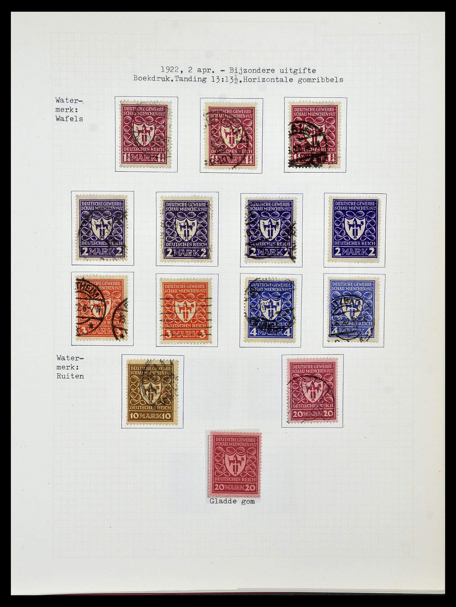 34473 049 - Postzegelverzameling 34473 Duitse Rijk 1872-1932.