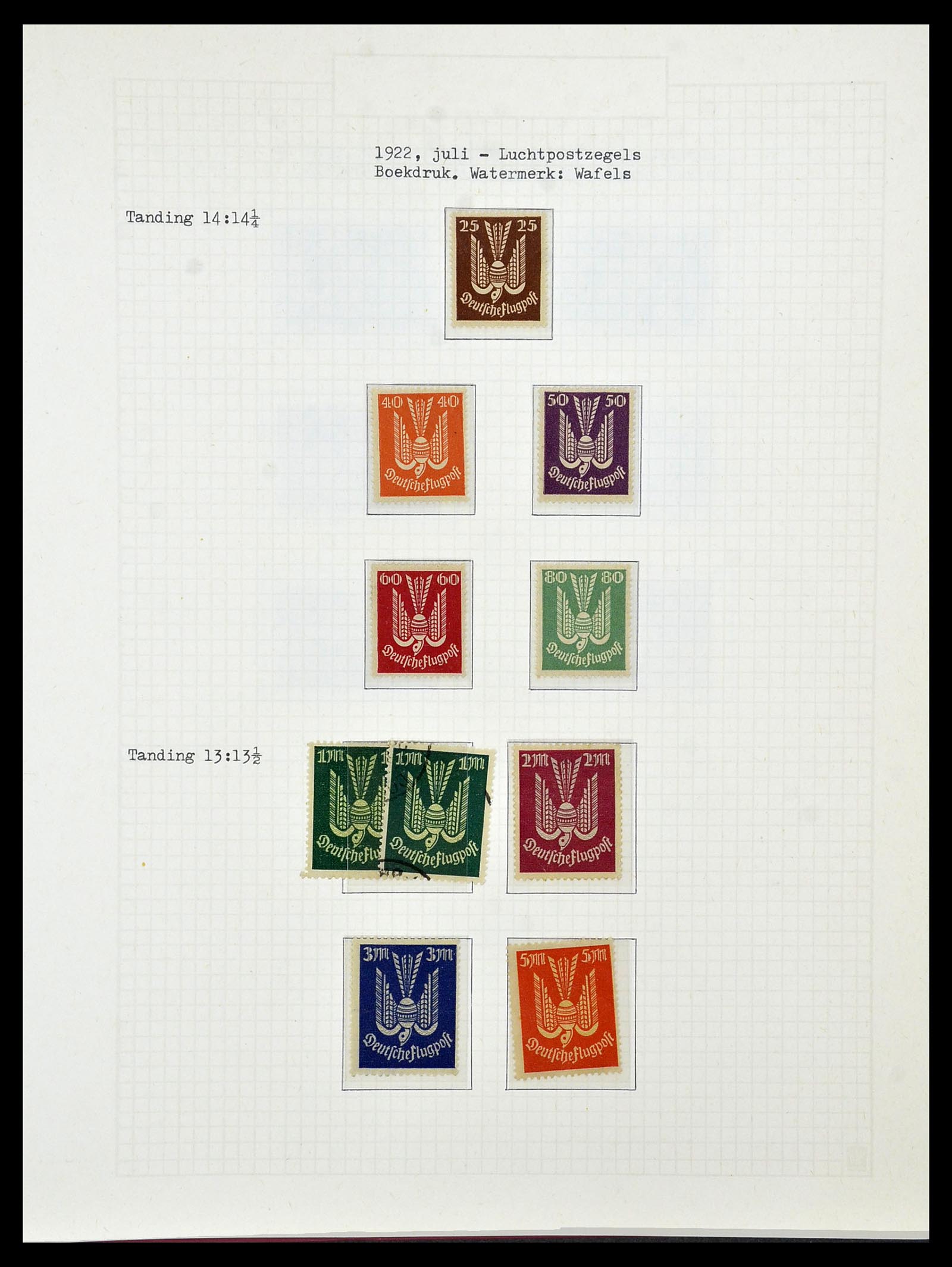 34473 050 - Postzegelverzameling 34473 Duitse Rijk 1872-1932.