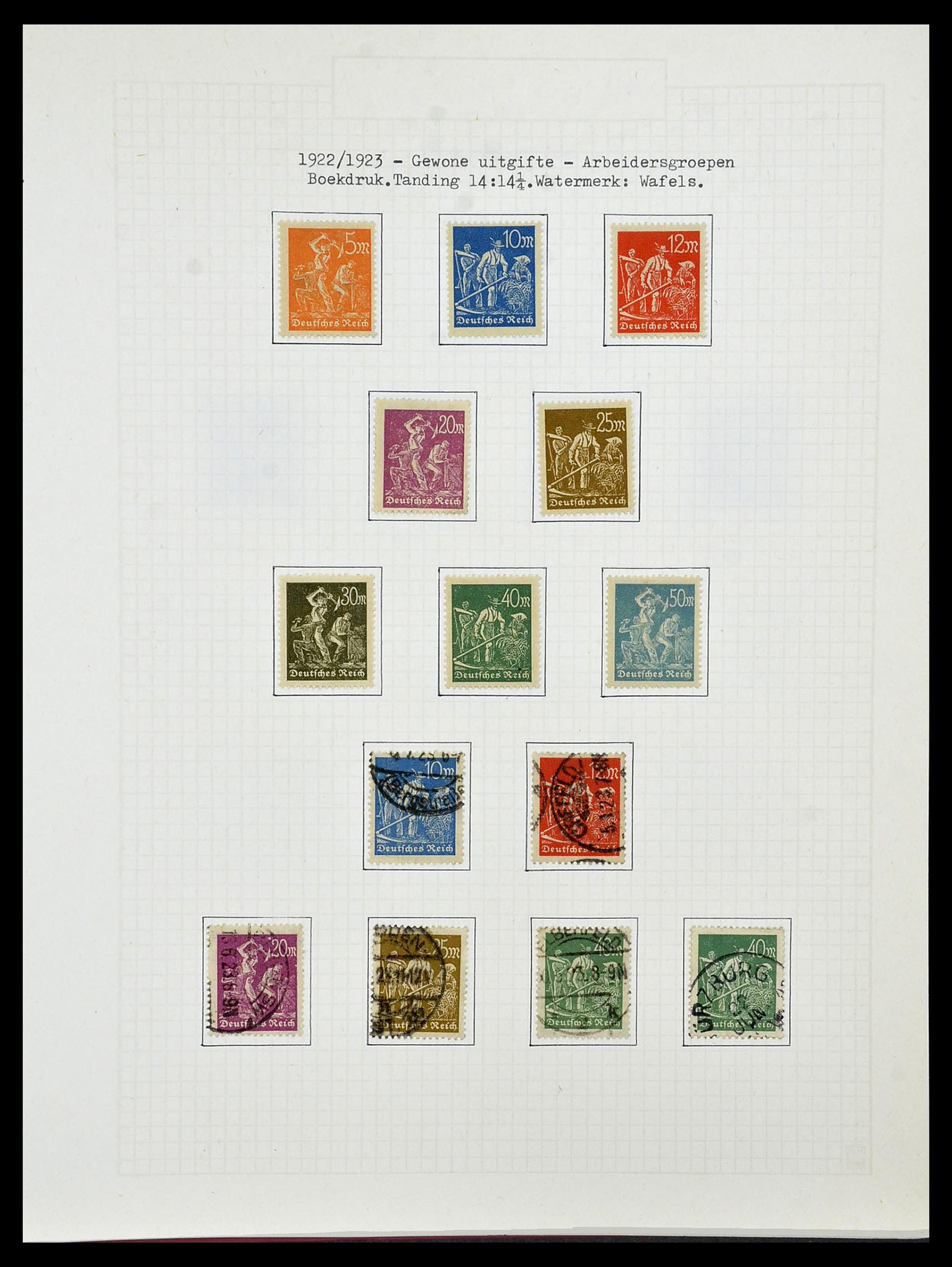 34473 055 - Stamp Collection 34473 German Reich 1872-1932.