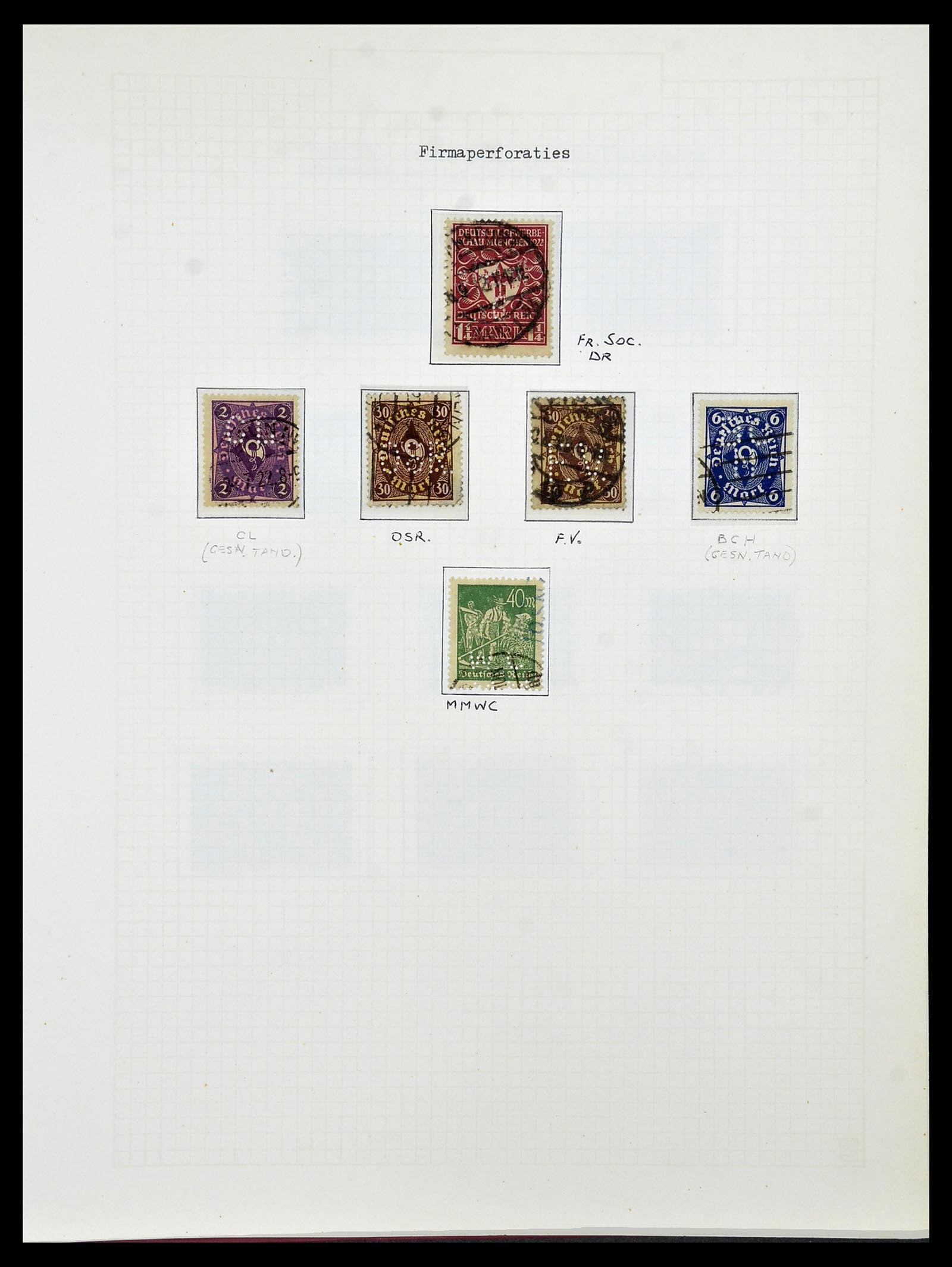 34473 056 - Stamp Collection 34473 German Reich 1872-1932.