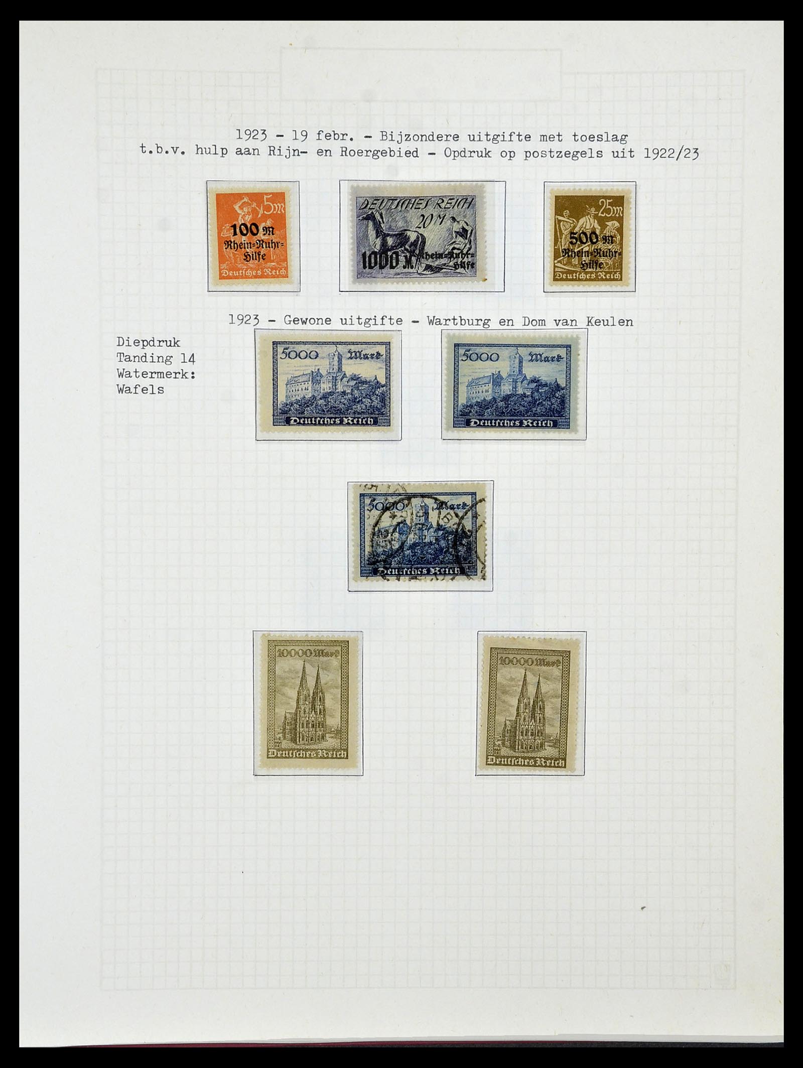 34473 059 - Stamp Collection 34473 German Reich 1872-1932.