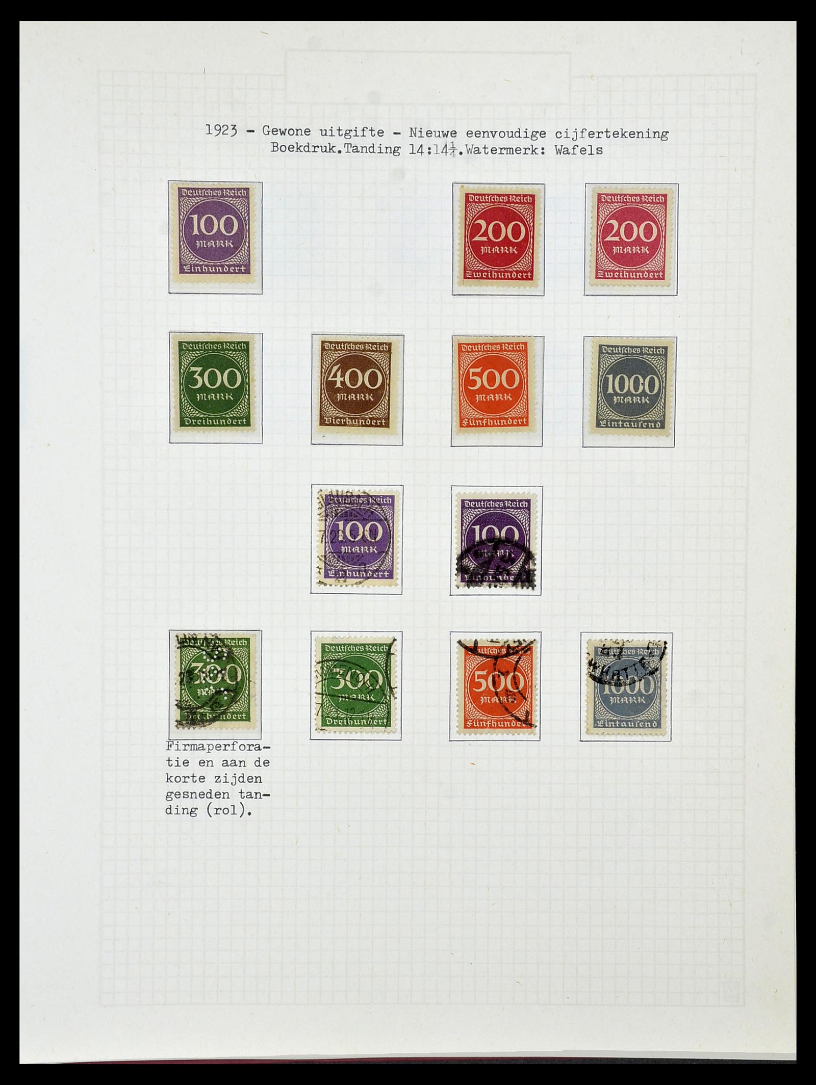 34473 061 - Stamp Collection 34473 German Reich 1872-1932.