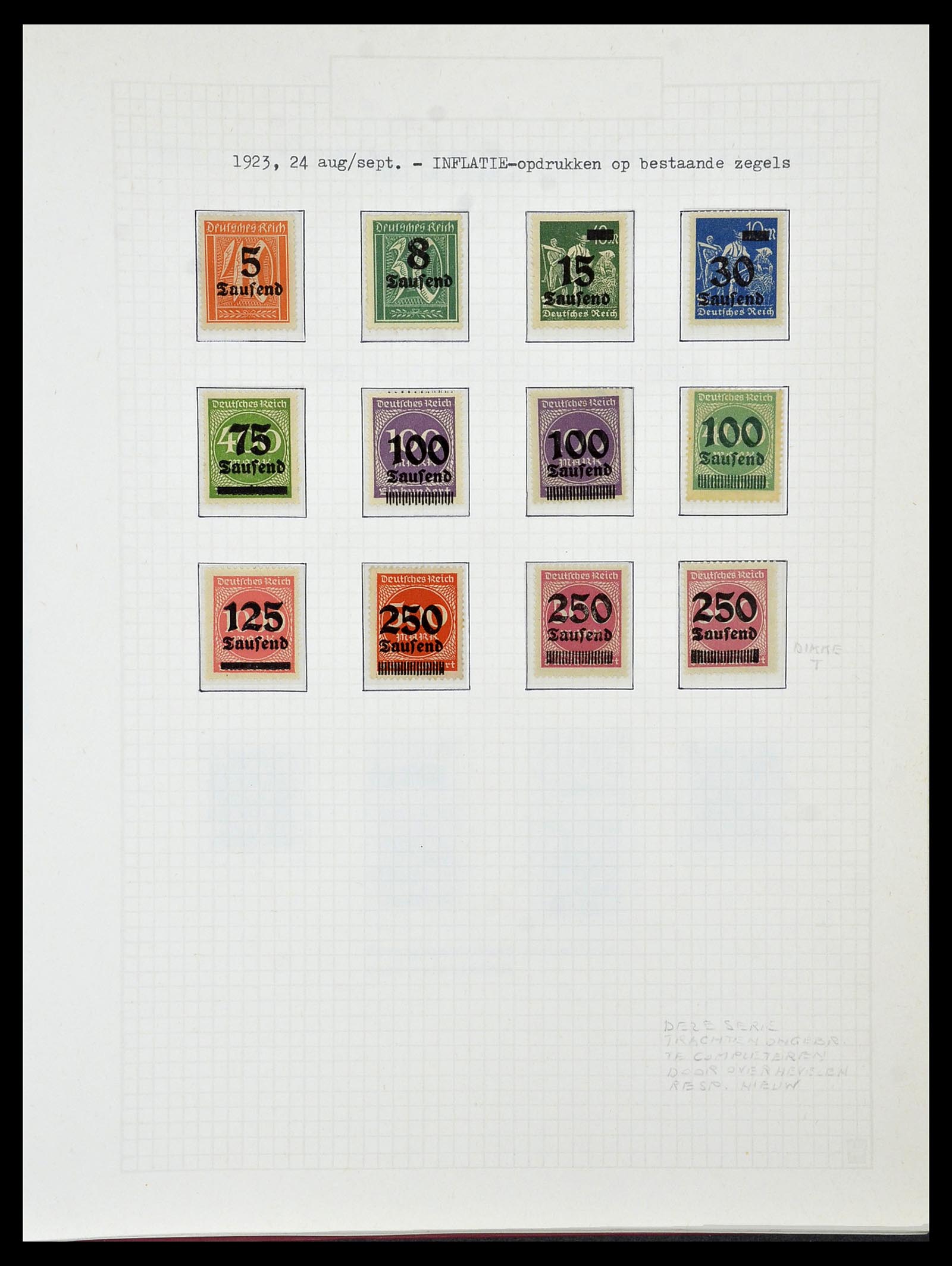 34473 065 - Postzegelverzameling 34473 Duitse Rijk 1872-1932.