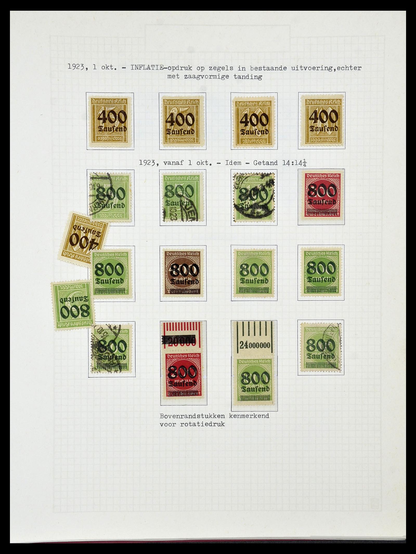 34473 066 - Postzegelverzameling 34473 Duitse Rijk 1872-1932.