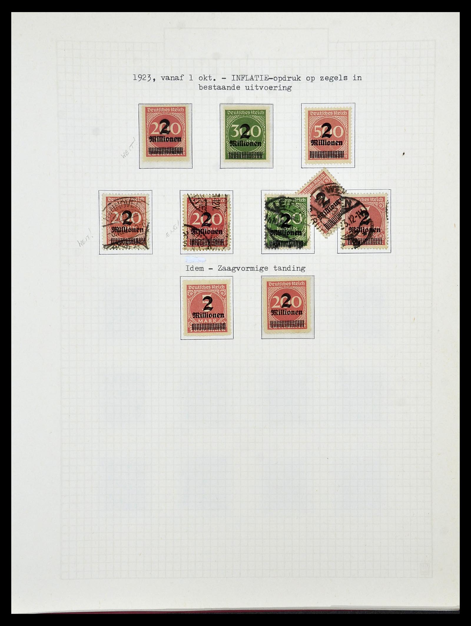34473 067 - Postzegelverzameling 34473 Duitse Rijk 1872-1932.