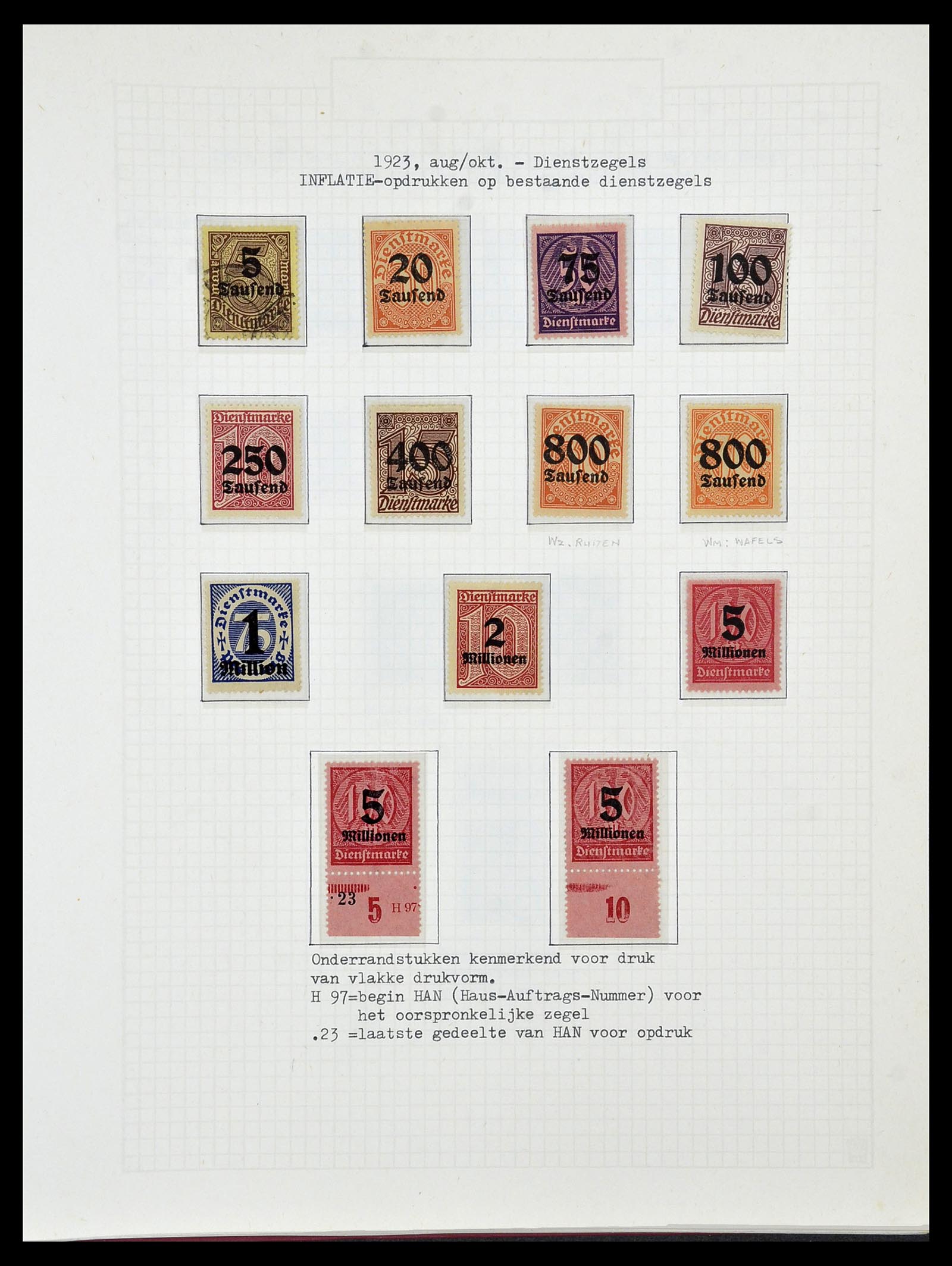 34473 070 - Postzegelverzameling 34473 Duitse Rijk 1872-1932.