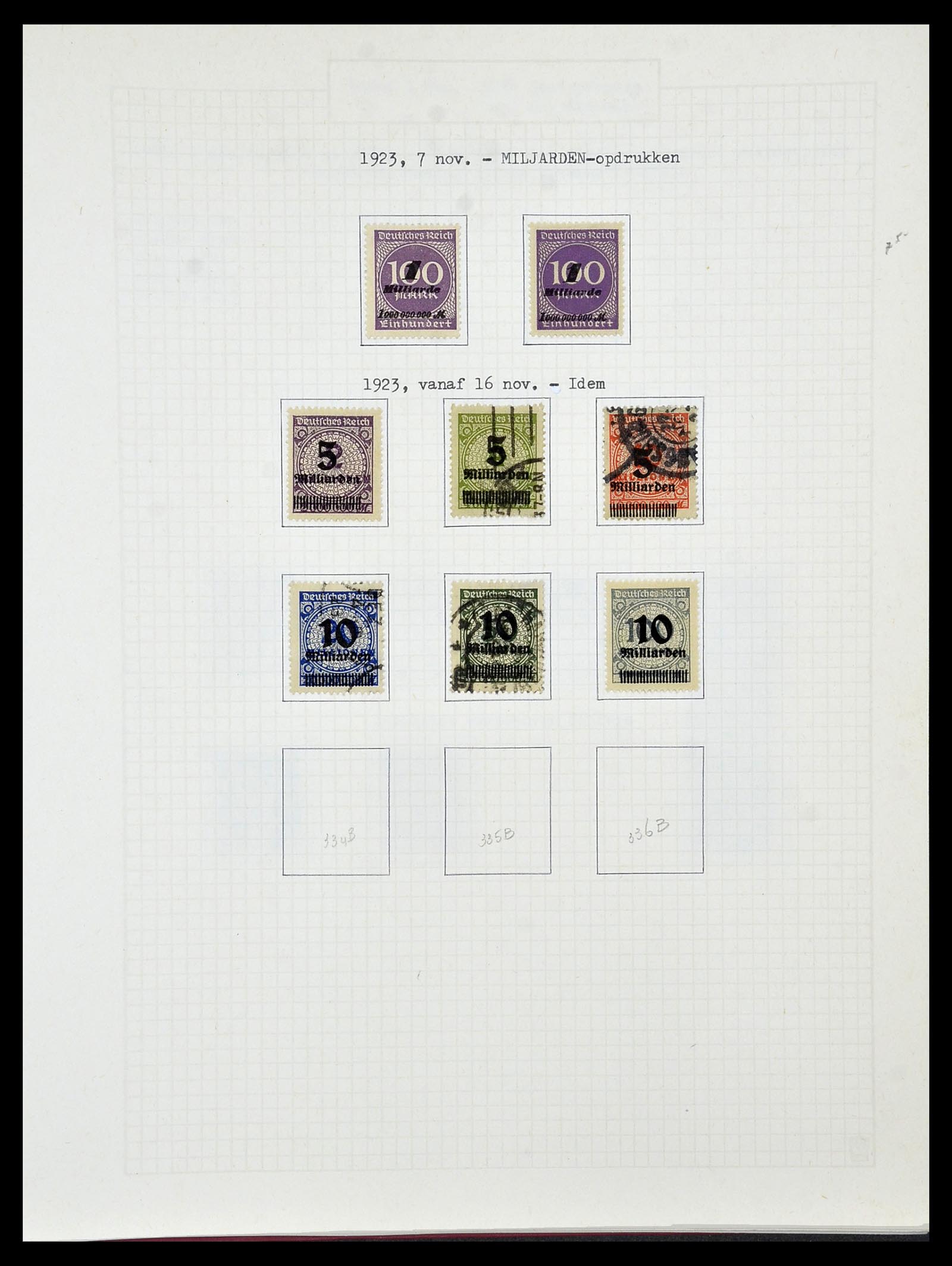 34473 072 - Stamp Collection 34473 German Reich 1872-1932.