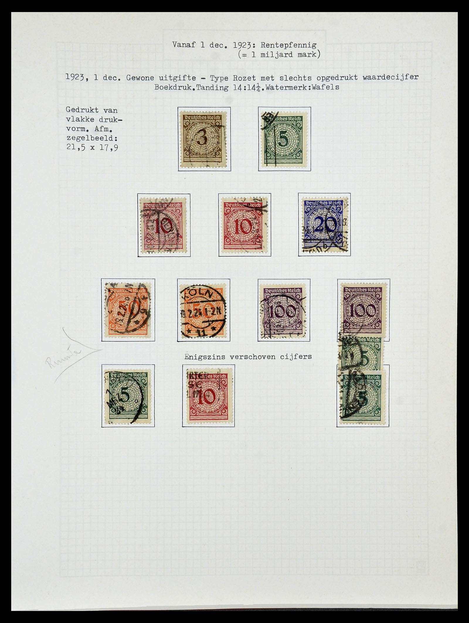 34473 073 - Postzegelverzameling 34473 Duitse Rijk 1872-1932.