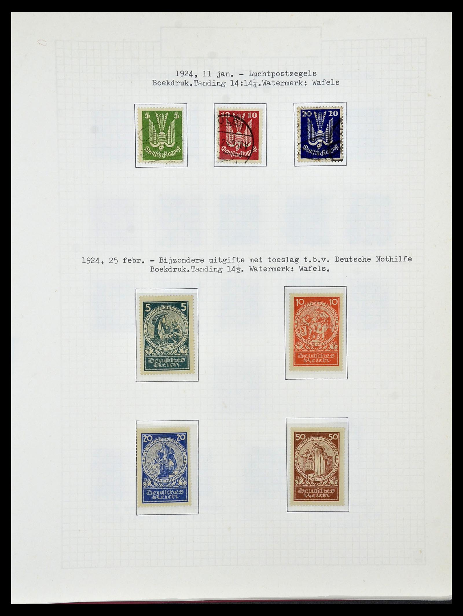 34473 075 - Postzegelverzameling 34473 Duitse Rijk 1872-1932.
