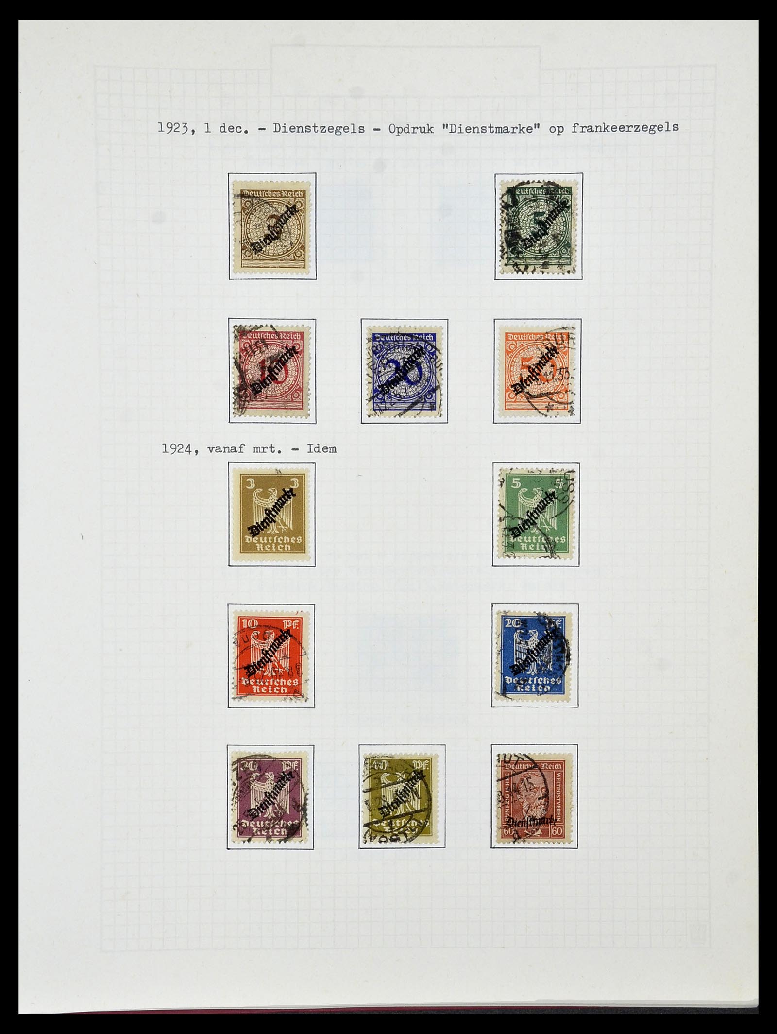 34473 078 - Postzegelverzameling 34473 Duitse Rijk 1872-1932.
