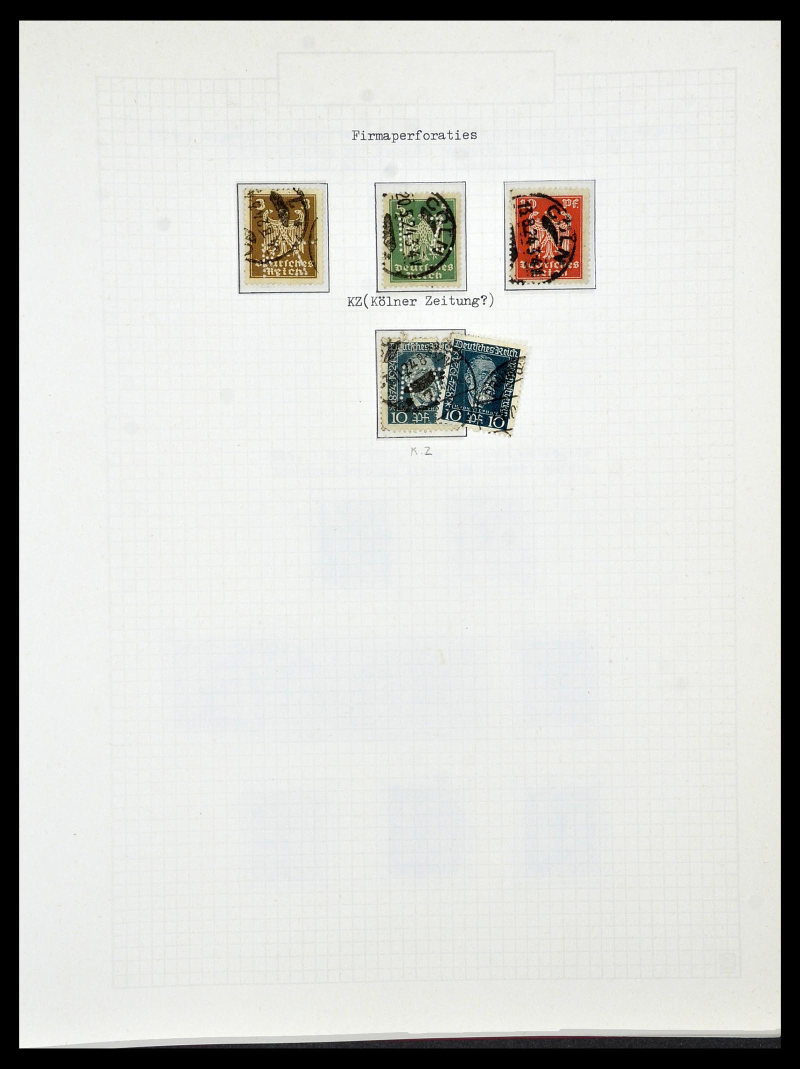 34473 080 - Postzegelverzameling 34473 Duitse Rijk 1872-1932.