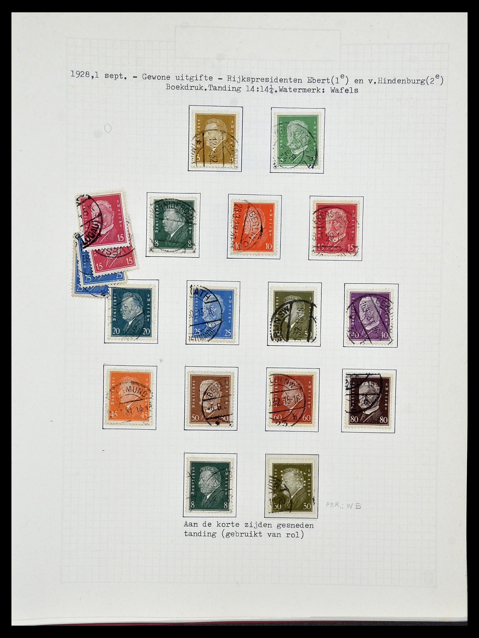 34473 084 - Postzegelverzameling 34473 Duitse Rijk 1872-1932.