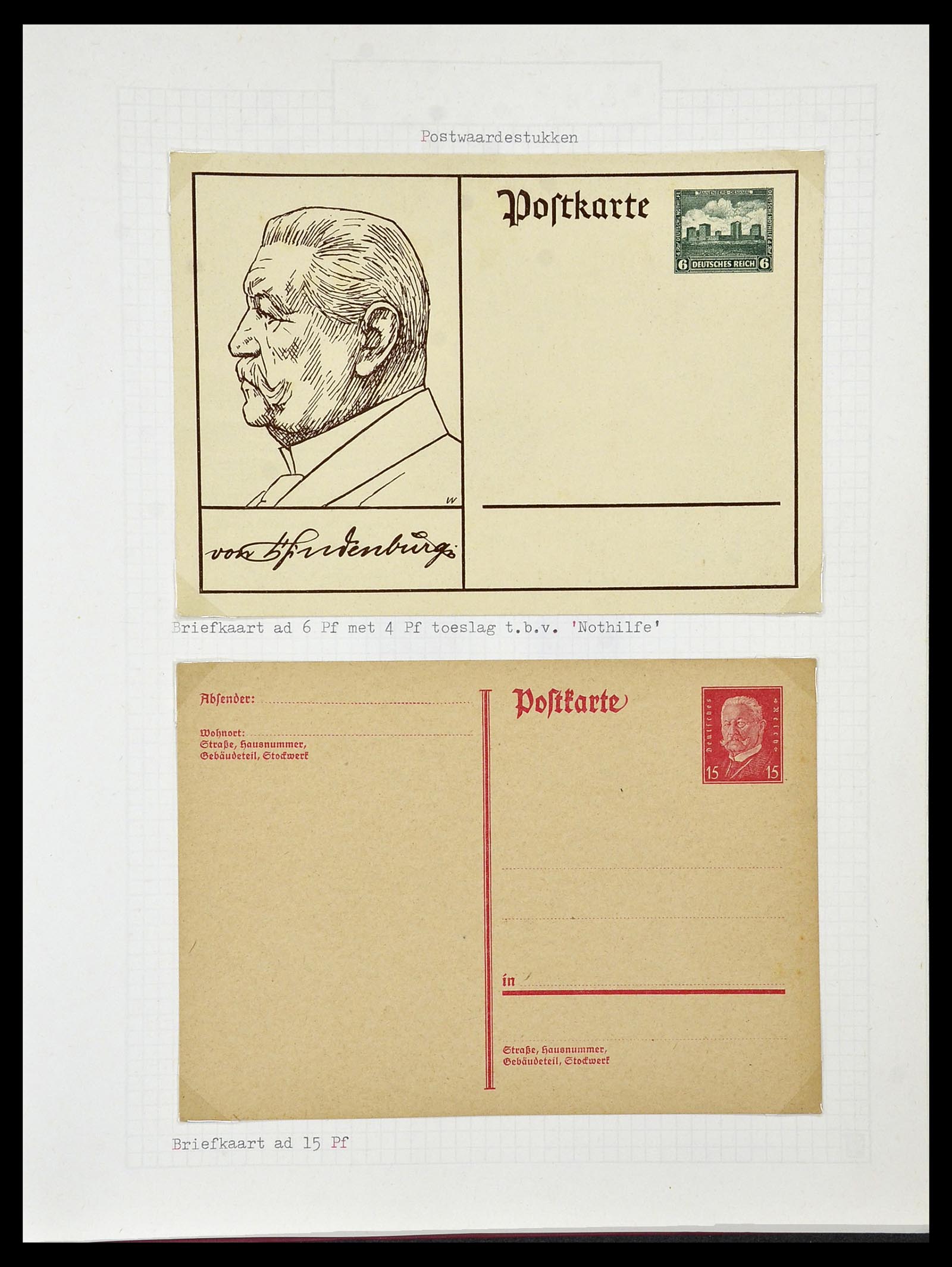 34473 089 - Postzegelverzameling 34473 Duitse Rijk 1872-1932.