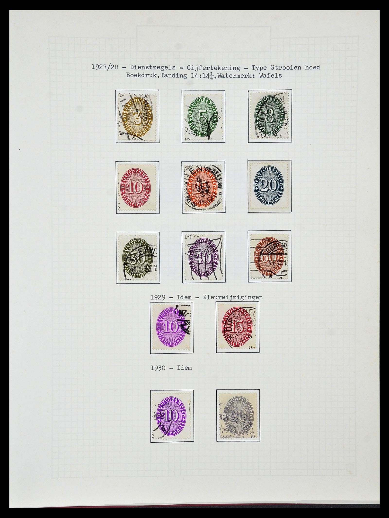 34473 091 - Stamp Collection 34473 German Reich 1872-1932.
