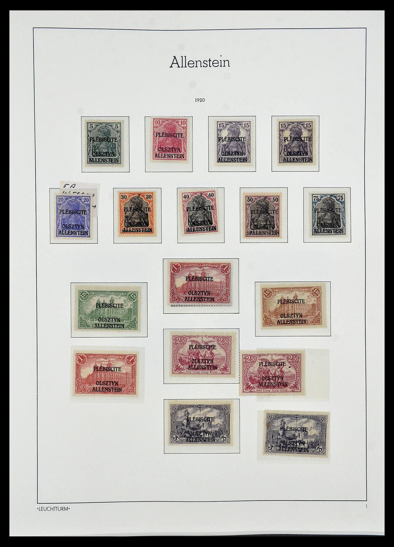 34474 001 - Postzegelverzameling 34474 Duitse gebieden en bezettingen 1920-1943.