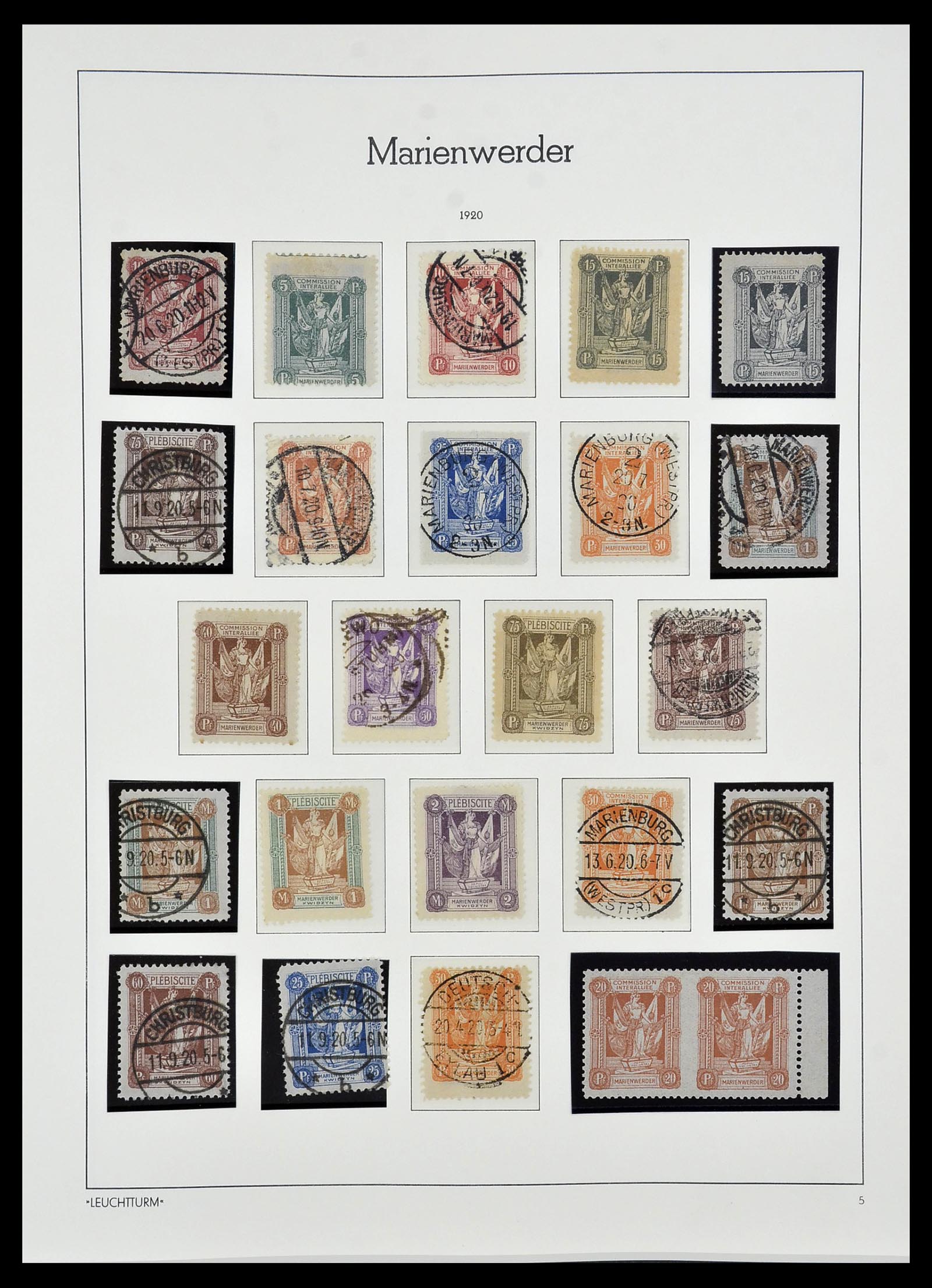 34474 005 - Postzegelverzameling 34474 Duitse gebieden en bezettingen 1920-1943.