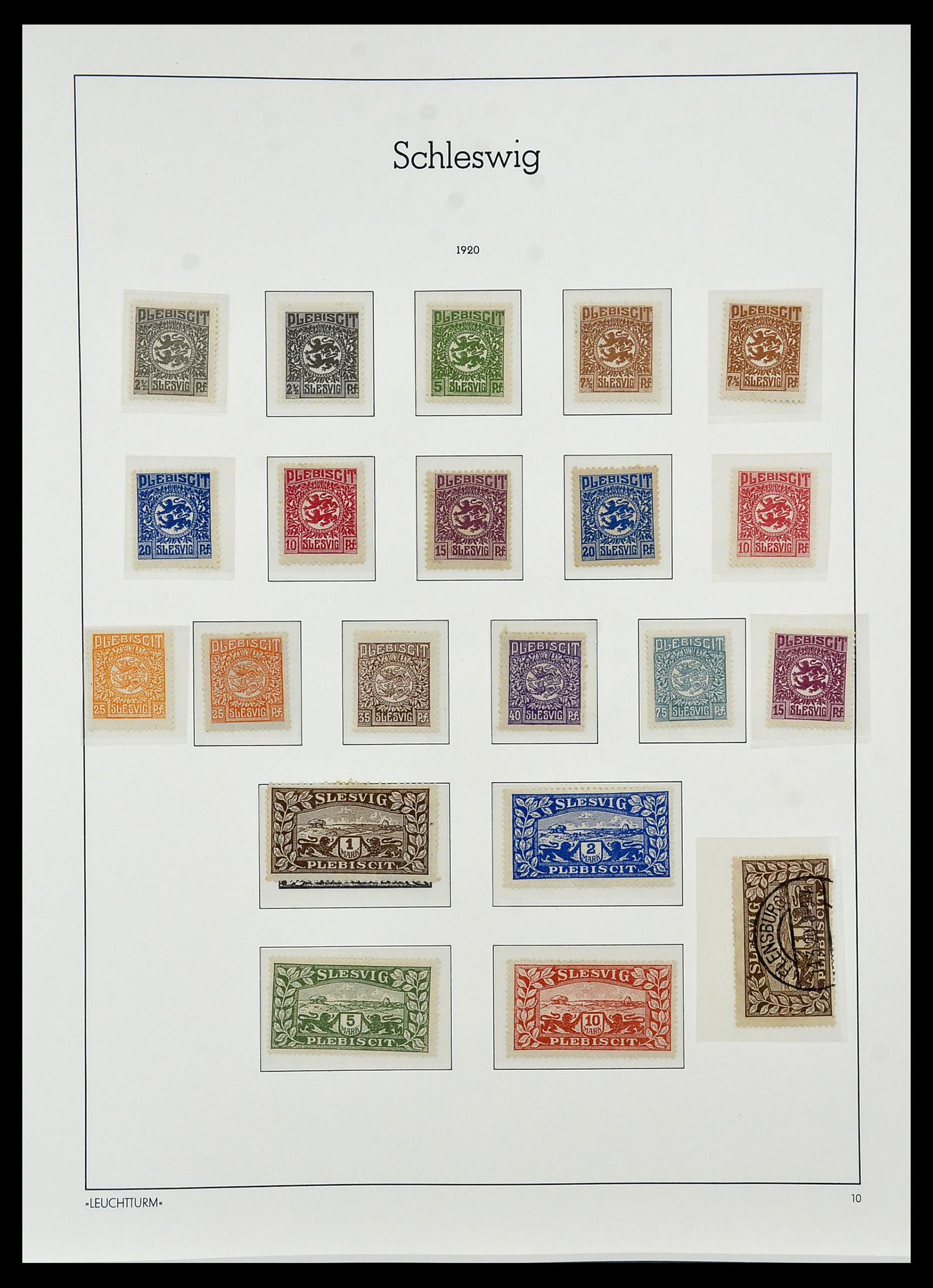 34474 010 - Postzegelverzameling 34474 Duitse gebieden en bezettingen 1920-1943.
