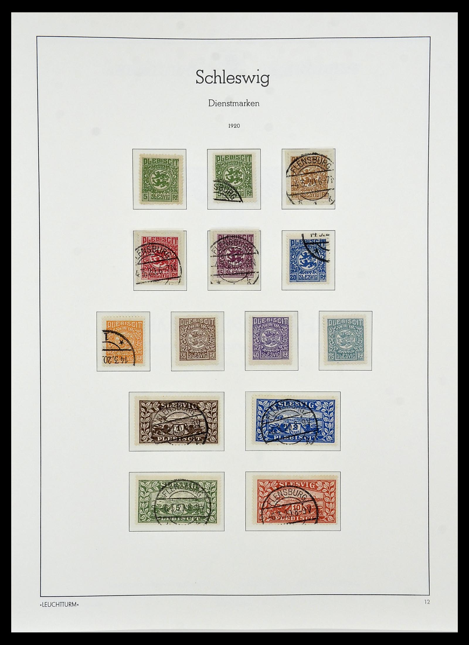 34474 012 - Postzegelverzameling 34474 Duitse gebieden en bezettingen 1920-1943.