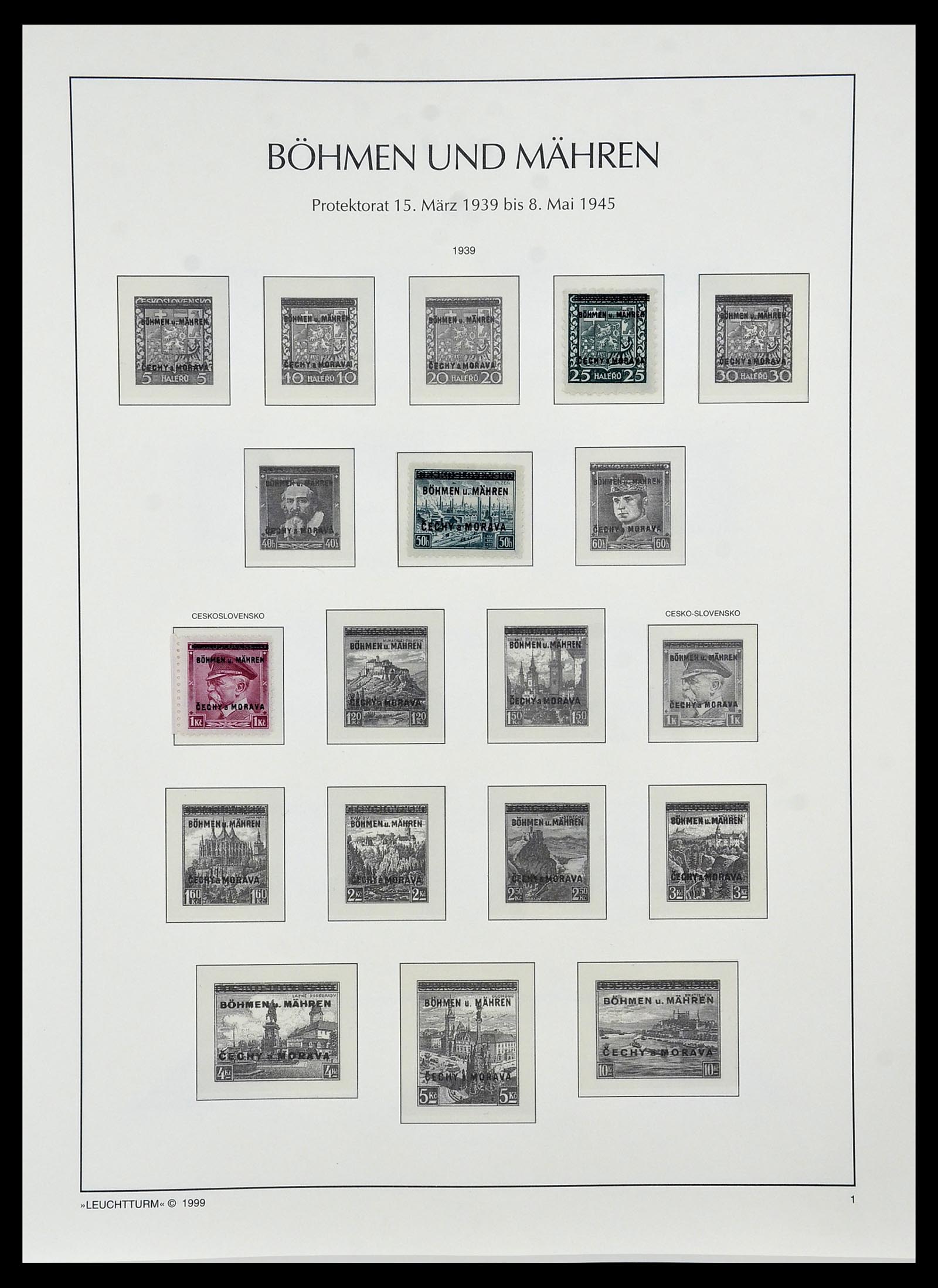 34474 013 - Postzegelverzameling 34474 Duitse gebieden en bezettingen 1920-1943.