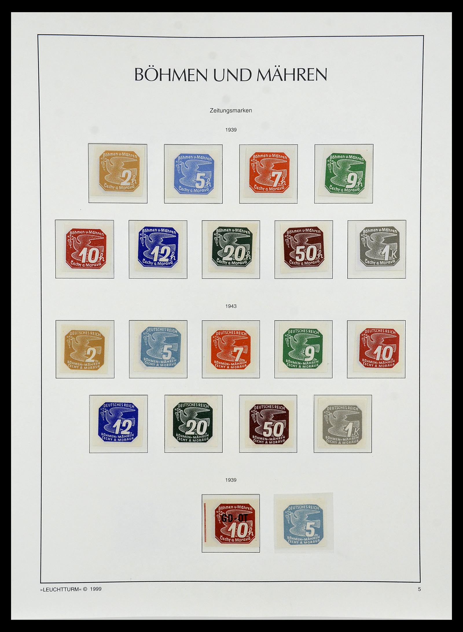34474 017 - Postzegelverzameling 34474 Duitse gebieden en bezettingen 1920-1943.
