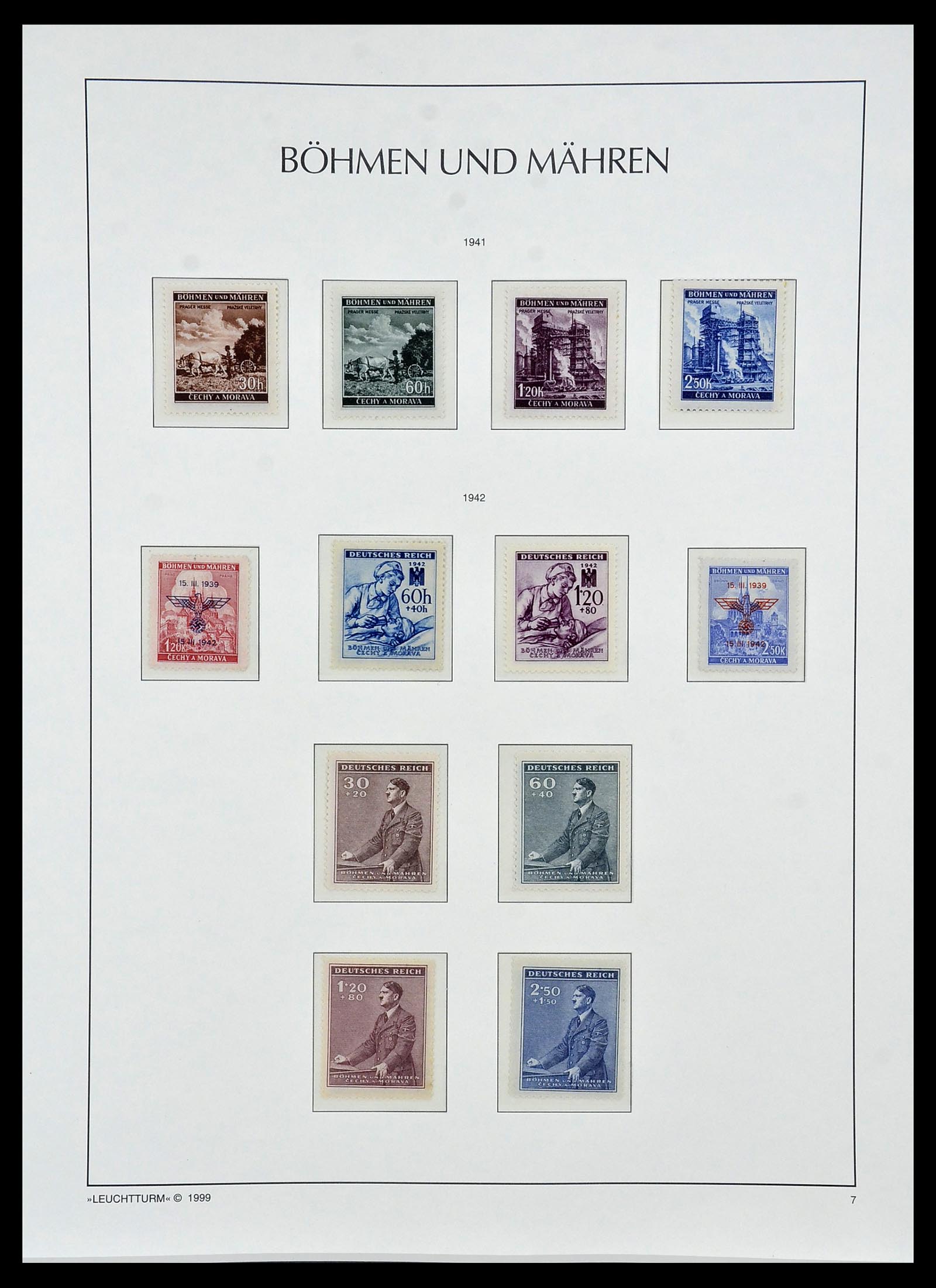 34474 019 - Postzegelverzameling 34474 Duitse gebieden en bezettingen 1920-1943.