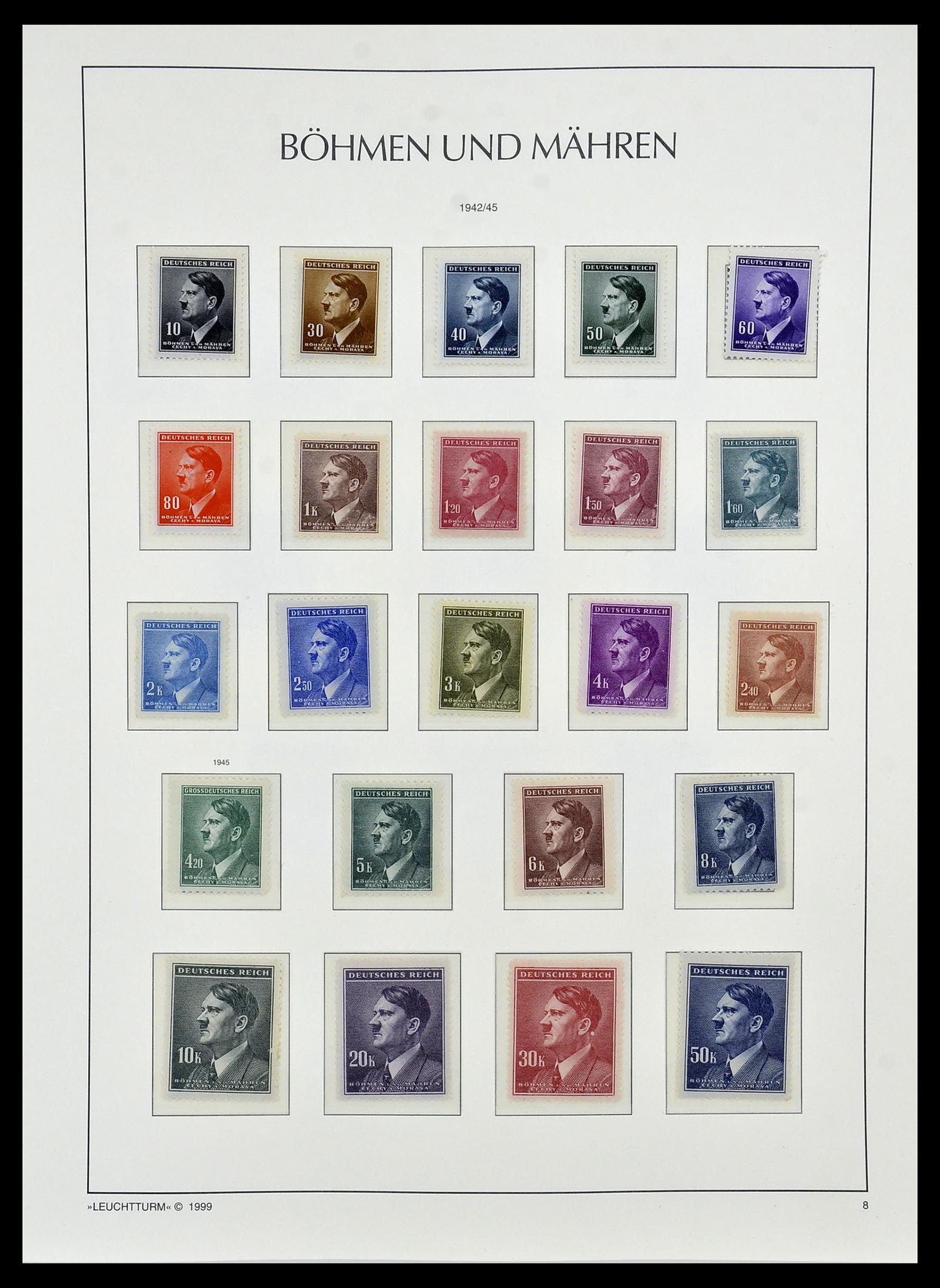 34474 020 - Postzegelverzameling 34474 Duitse gebieden en bezettingen 1920-1943.