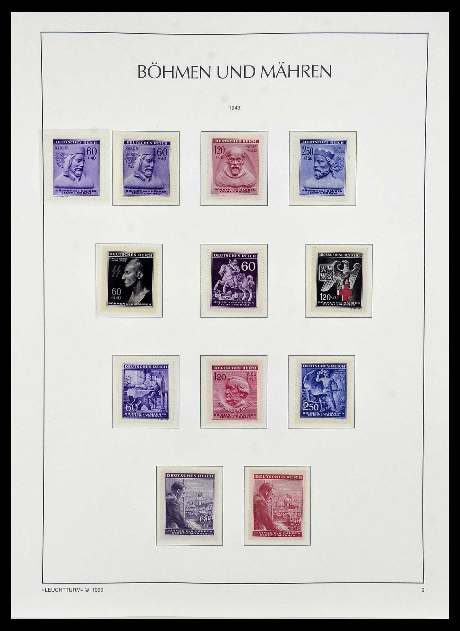 34474 021 - Postzegelverzameling 34474 Duitse gebieden en bezettingen 1920-1943.