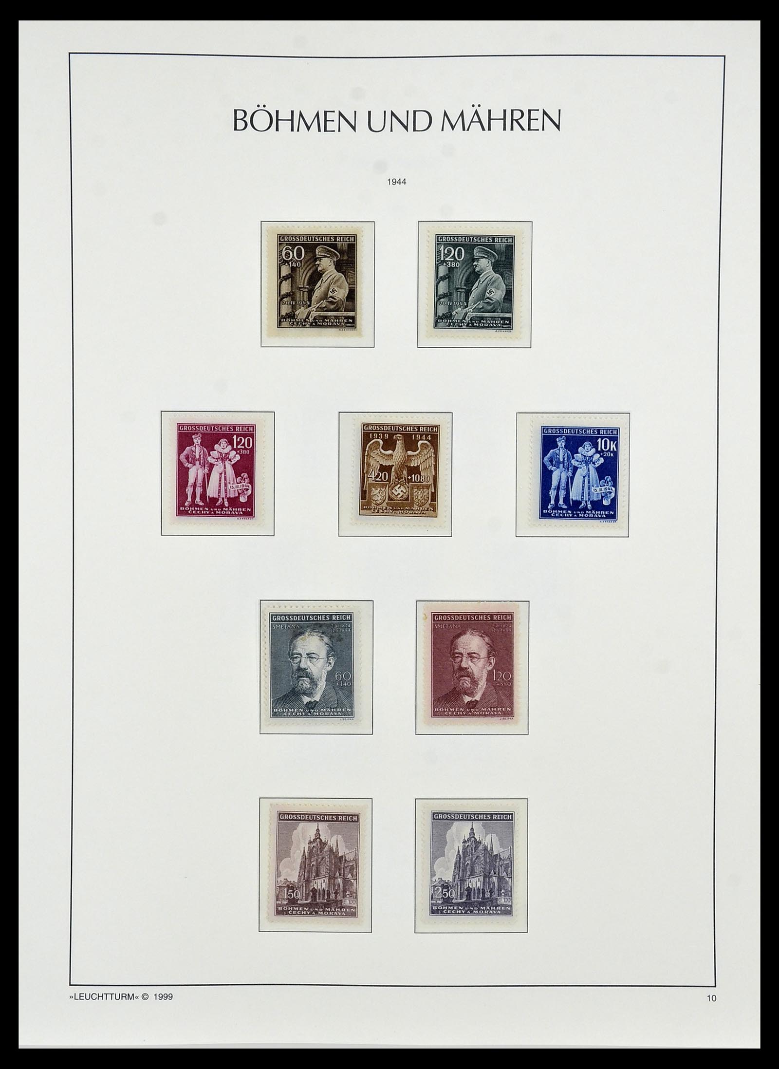 34474 022 - Postzegelverzameling 34474 Duitse gebieden en bezettingen 1920-1943.