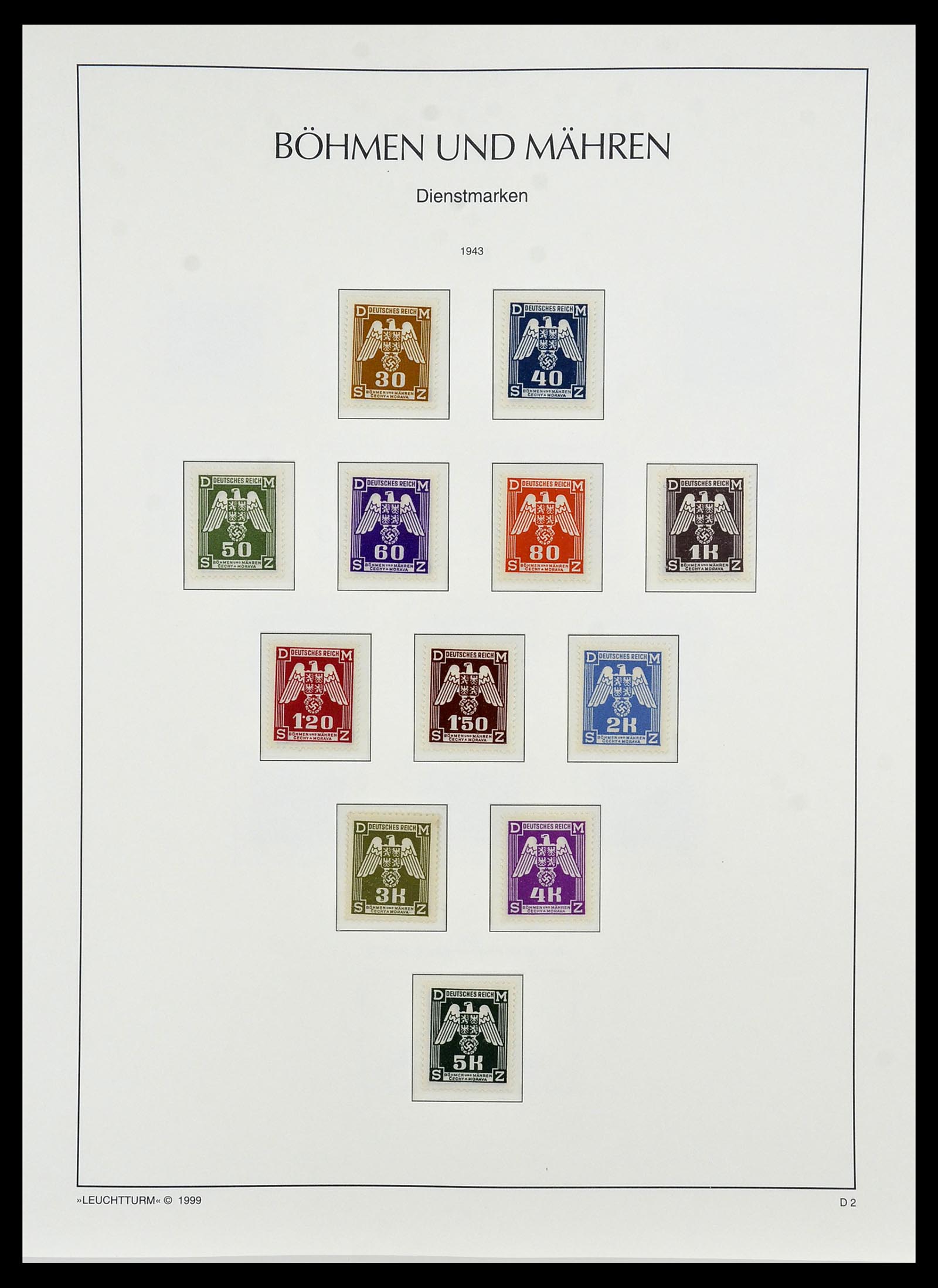 34474 024 - Postzegelverzameling 34474 Duitse gebieden en bezettingen 1920-1943.