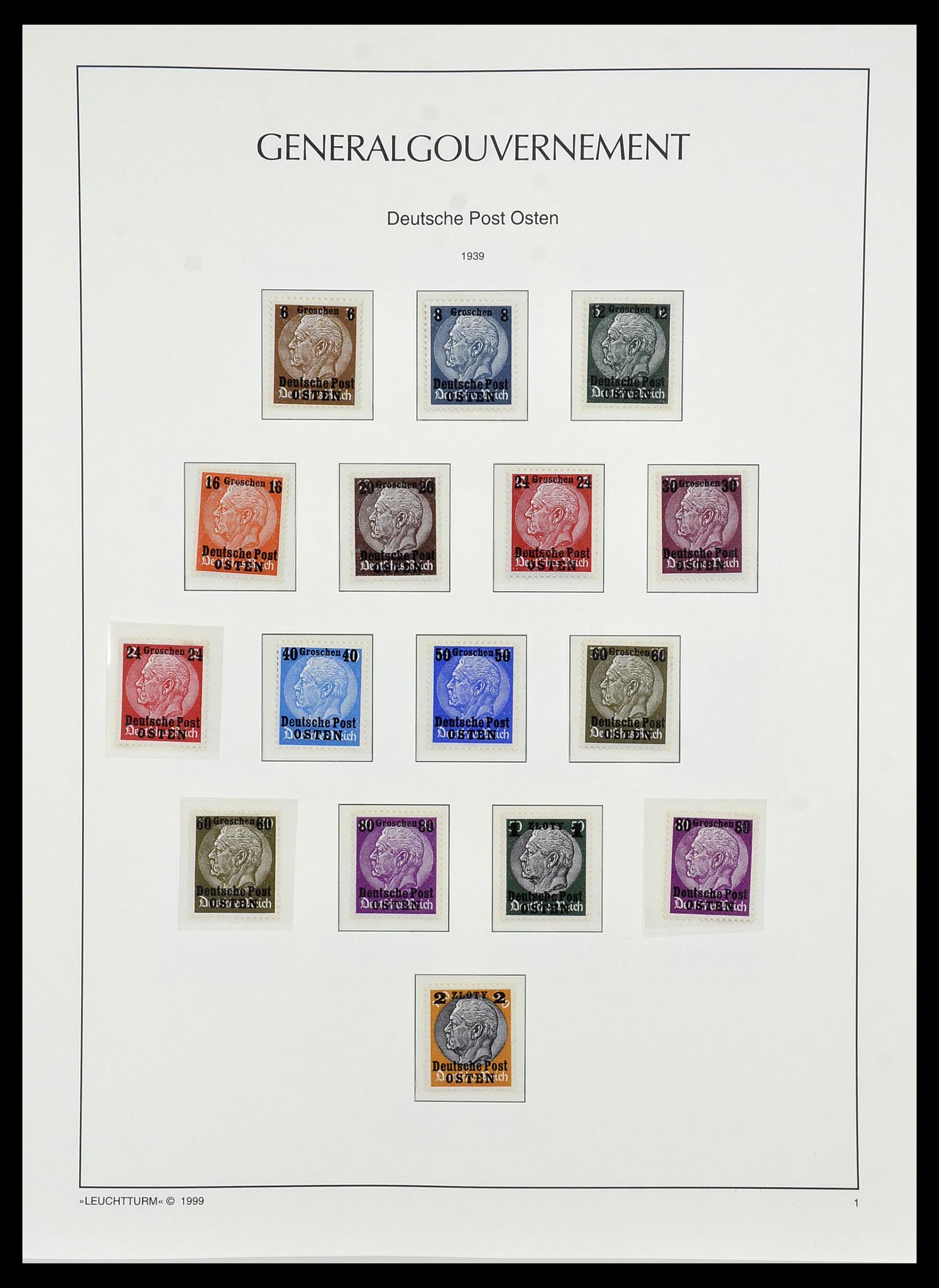 34474 026 - Postzegelverzameling 34474 Duitse gebieden en bezettingen 1920-1943.