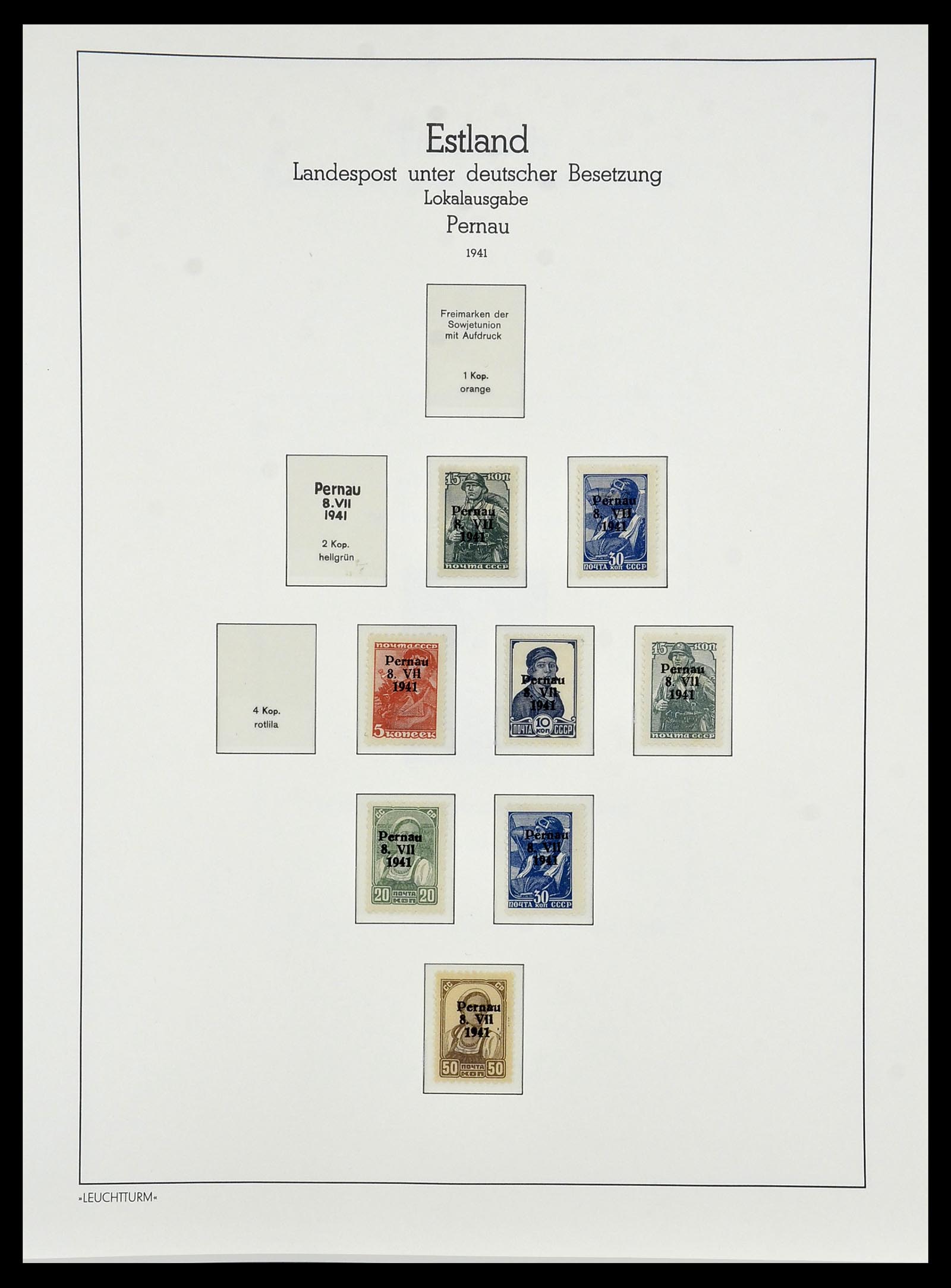 34474 047 - Stamp Collection 34474 German territories and occupations 1920-1943.