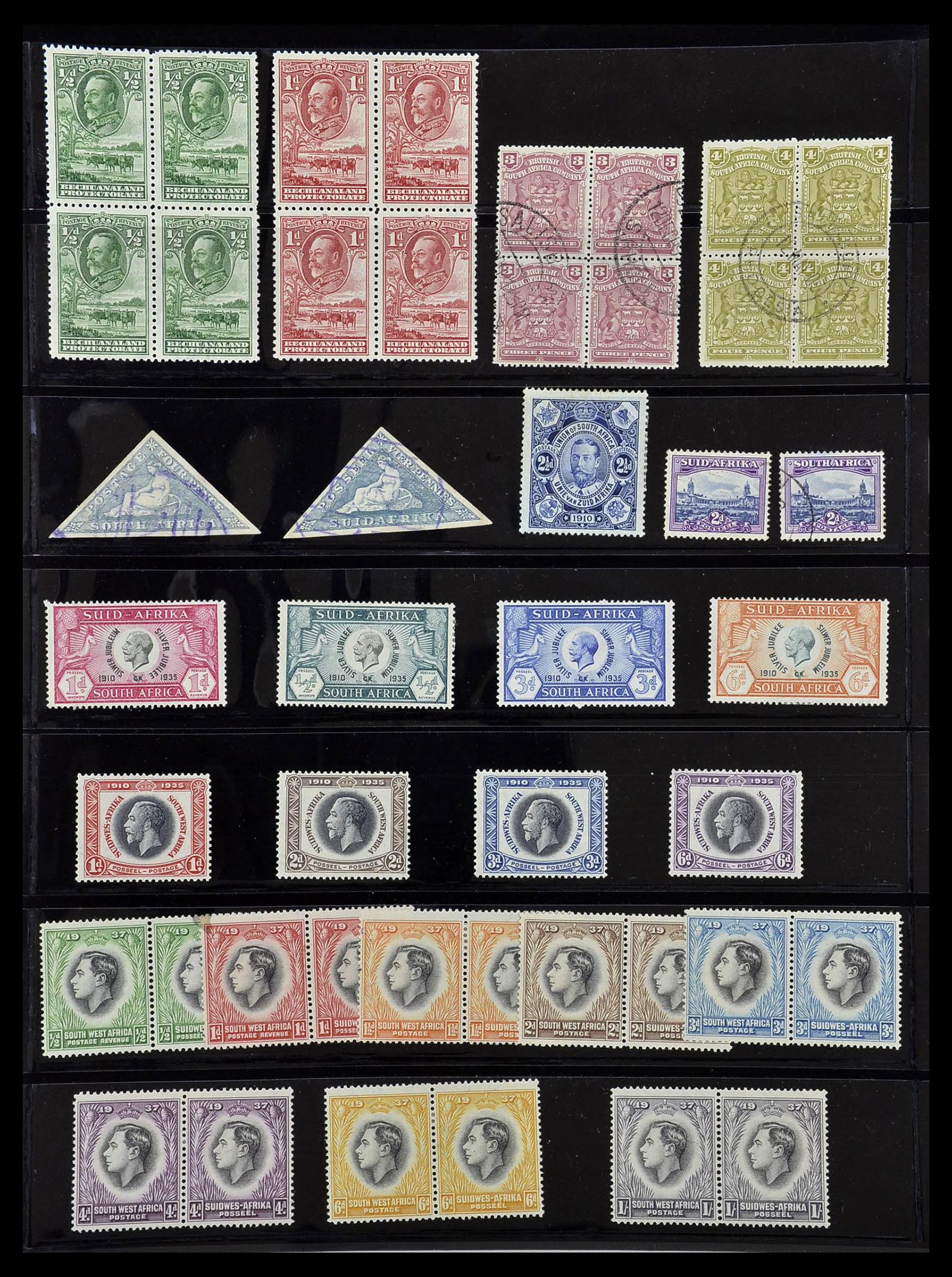 34475 002 - Postzegelverzameling 34475 Engelse koloniën 1861-1964.