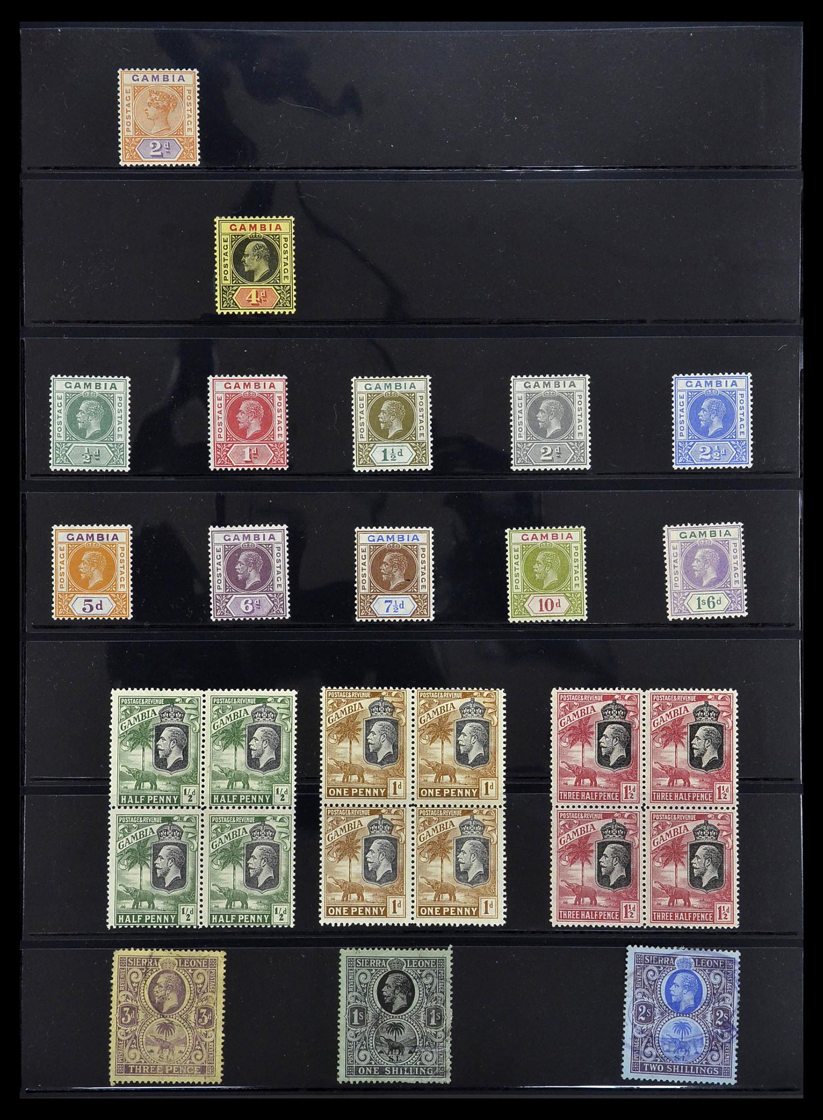 34475 003 - Postzegelverzameling 34475 Engelse koloniën 1861-1964.