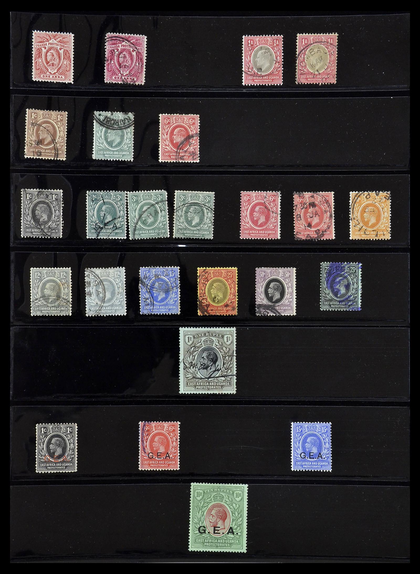 34475 004 - Postzegelverzameling 34475 Engelse koloniën 1861-1964.