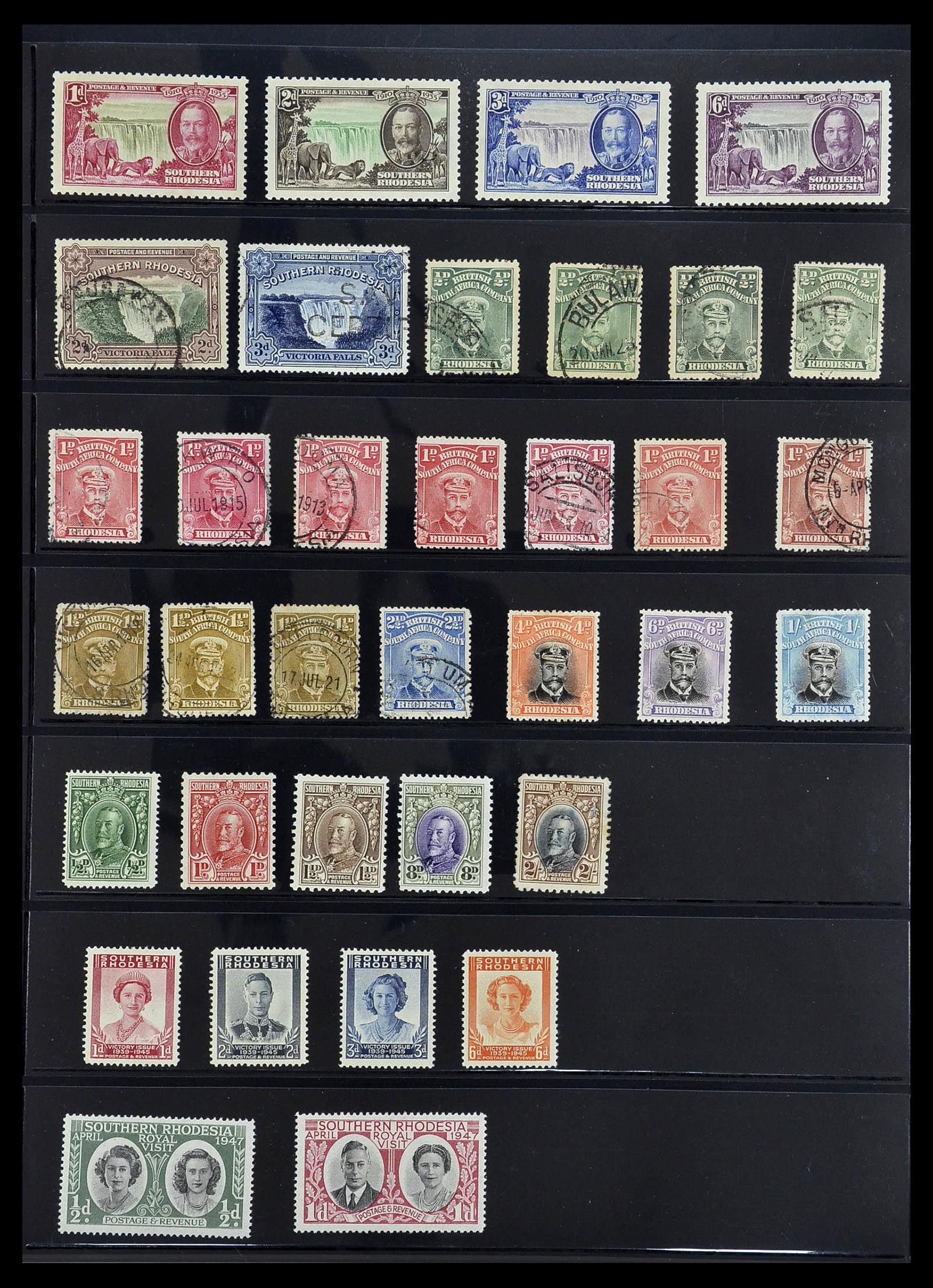 34475 011 - Postzegelverzameling 34475 Engelse koloniën 1861-1964.