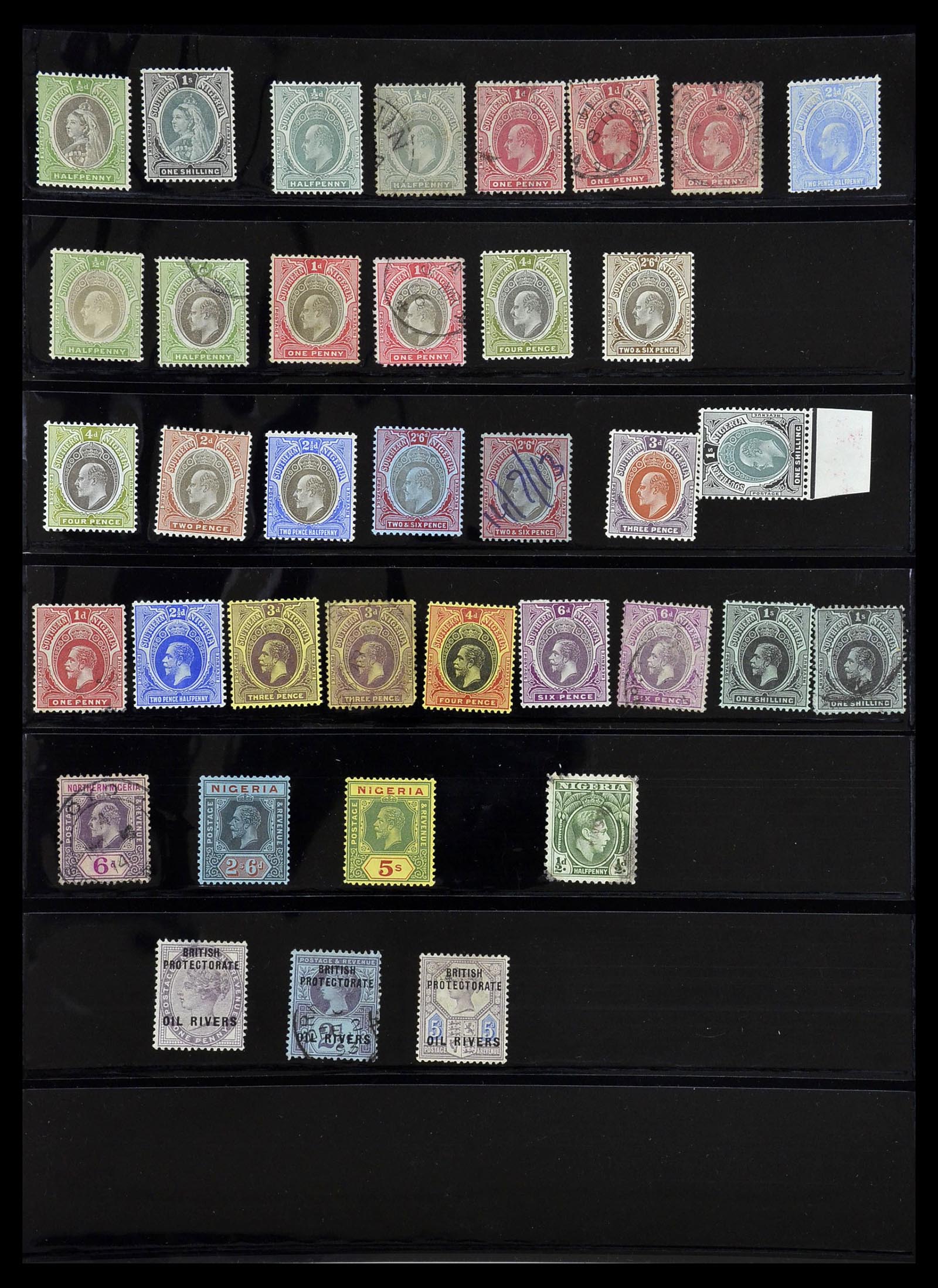34475 012 - Postzegelverzameling 34475 Engelse koloniën 1861-1964.