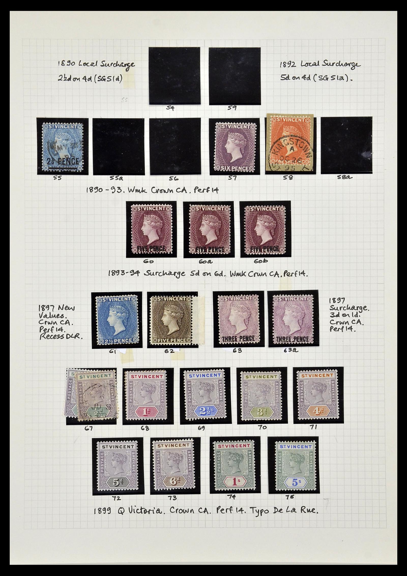 34475 018 - Postzegelverzameling 34475 Engelse koloniën 1861-1964.